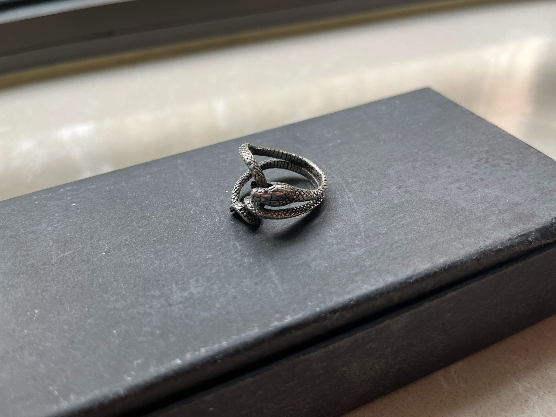 Japanese Brand Snake Link Ring from Blackboots Size ONE SIZE - 3 Thumbnail
