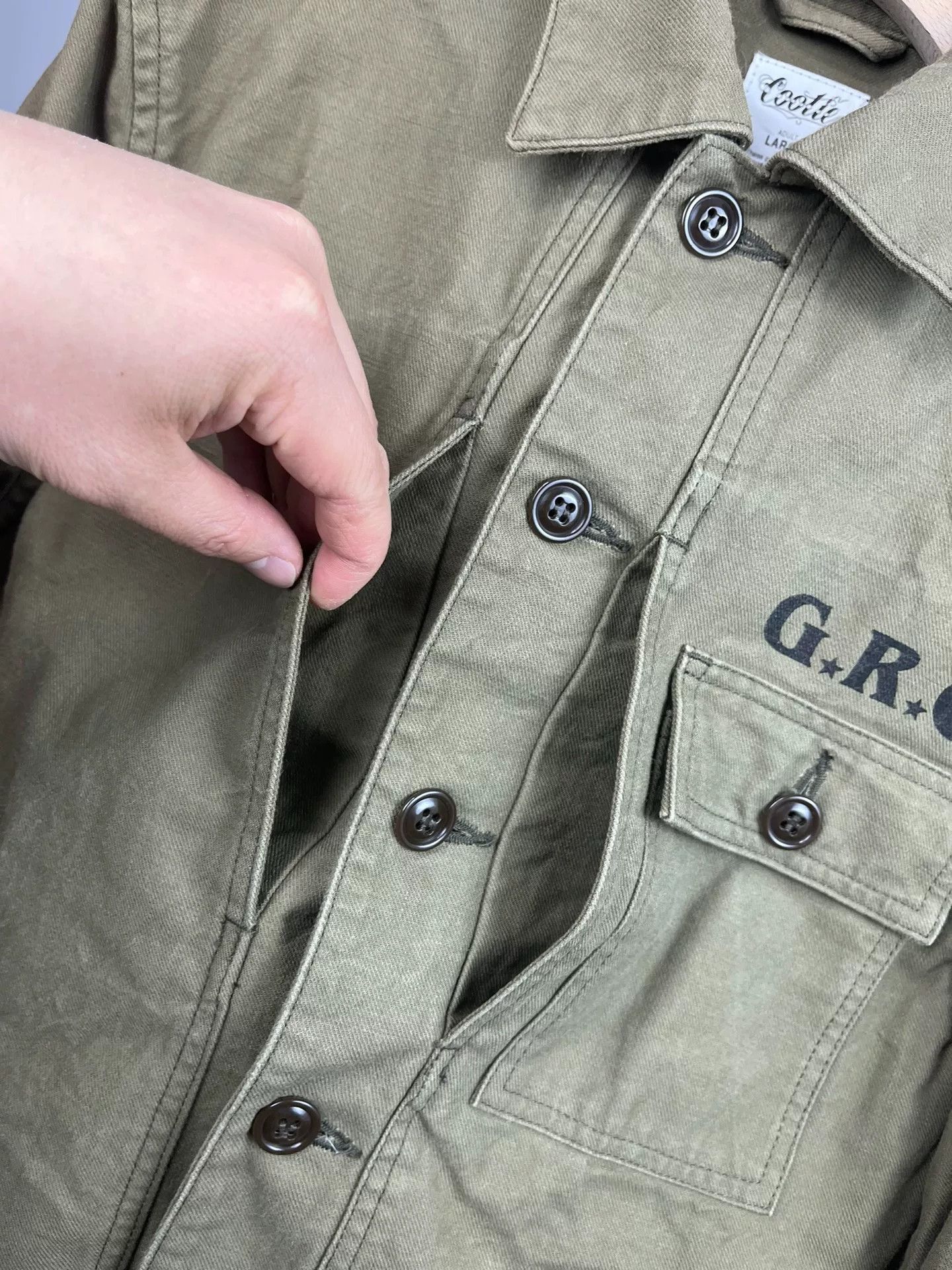 Japanese Brand Cootie Military Jacket Size Large Size US L / EU 52-54 / 3 - 3 Thumbnail