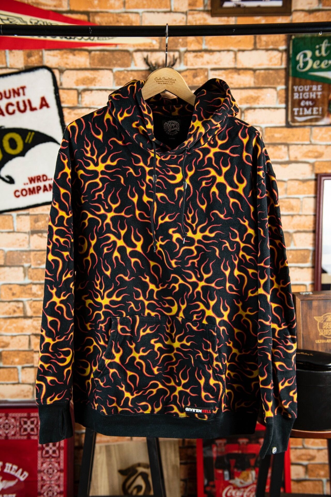 Japanese Brand Cootie Classic Flame Sweatshirt Size L Size US L / EU 52-54 / 3 - 3 Thumbnail