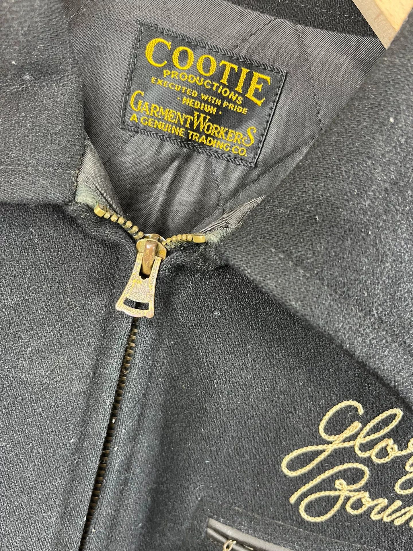 Japanese Brand Cootie Wool Jacket with Leather Accents Size US M / EU 48-50 / 2 - 4 Thumbnail
