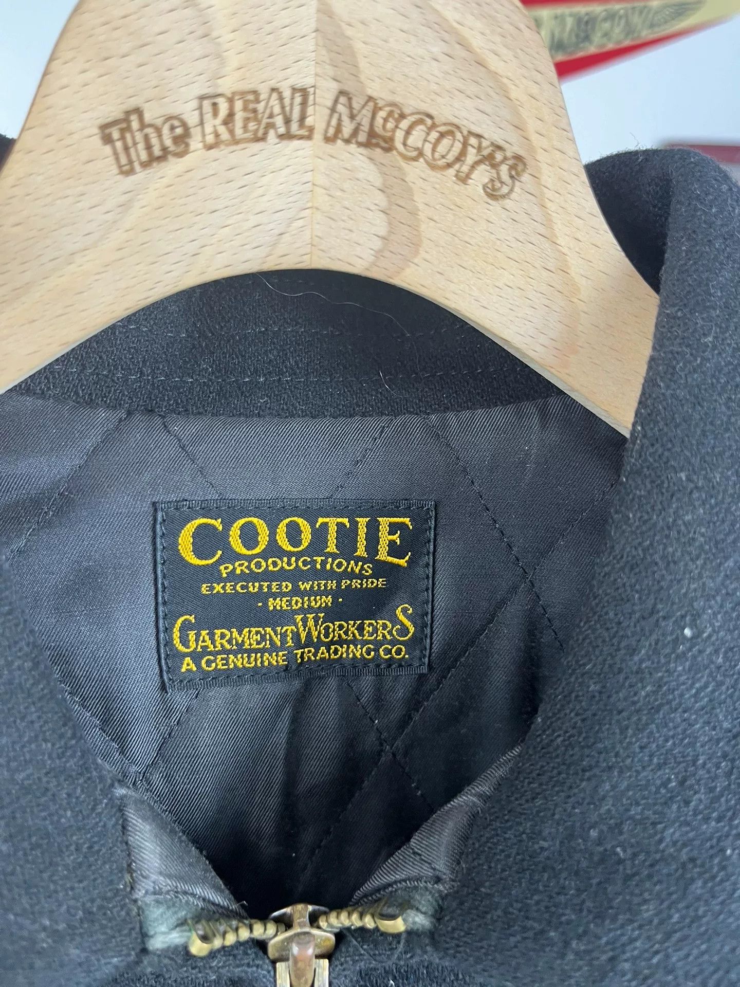 Japanese Brand Cootie Wool Jacket with Leather Accents Size US M / EU 48-50 / 2 - 3 Thumbnail