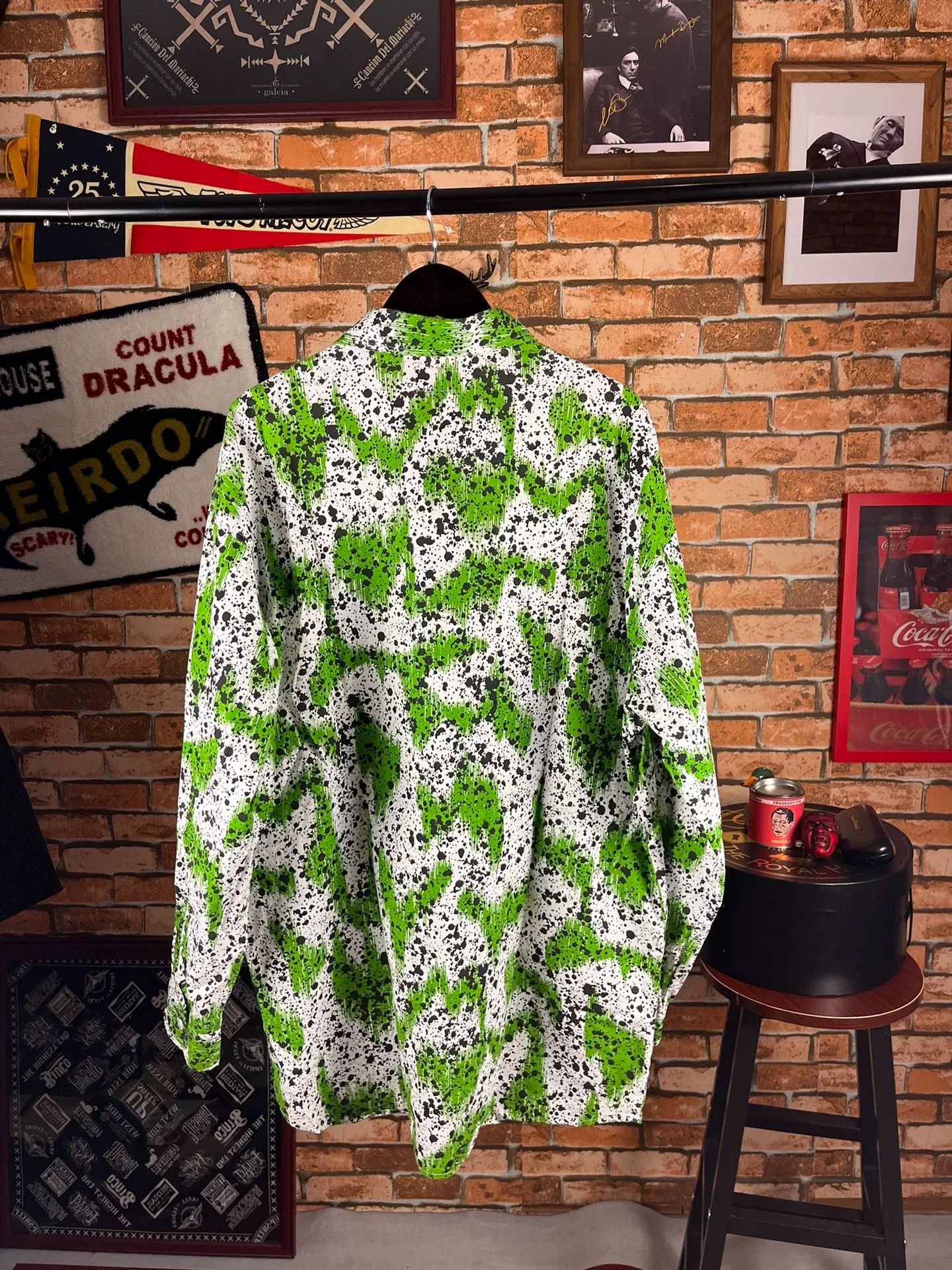 Japanese Brand Stylish Green Graphic Shirt for Casual Looks Size US M / EU 48-50 / 2 - 4 Thumbnail