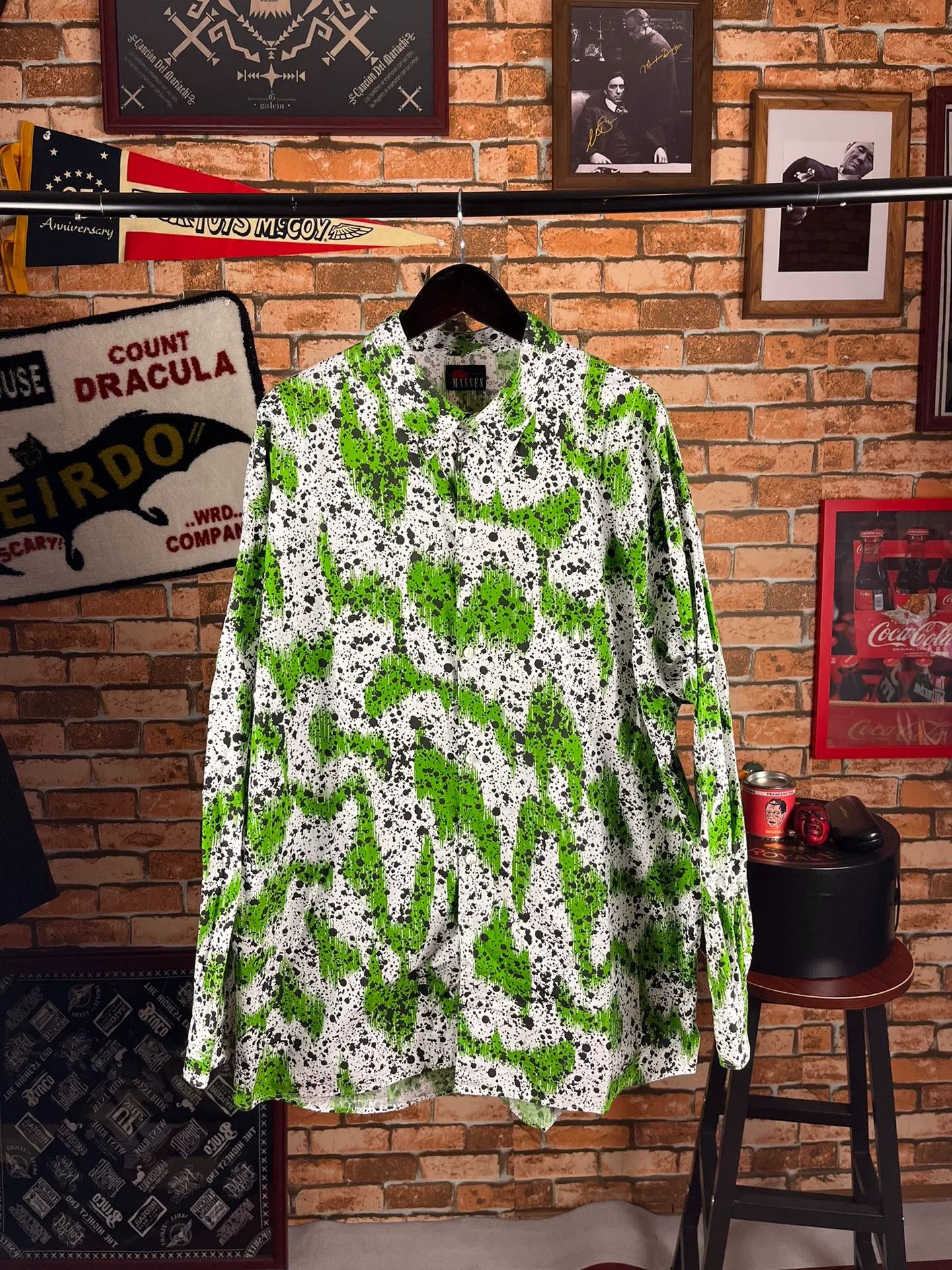 Japanese Brand Stylish Green Graphic Shirt for Casual Looks Size US M / EU 48-50 / 2 - 2 Thumbnail