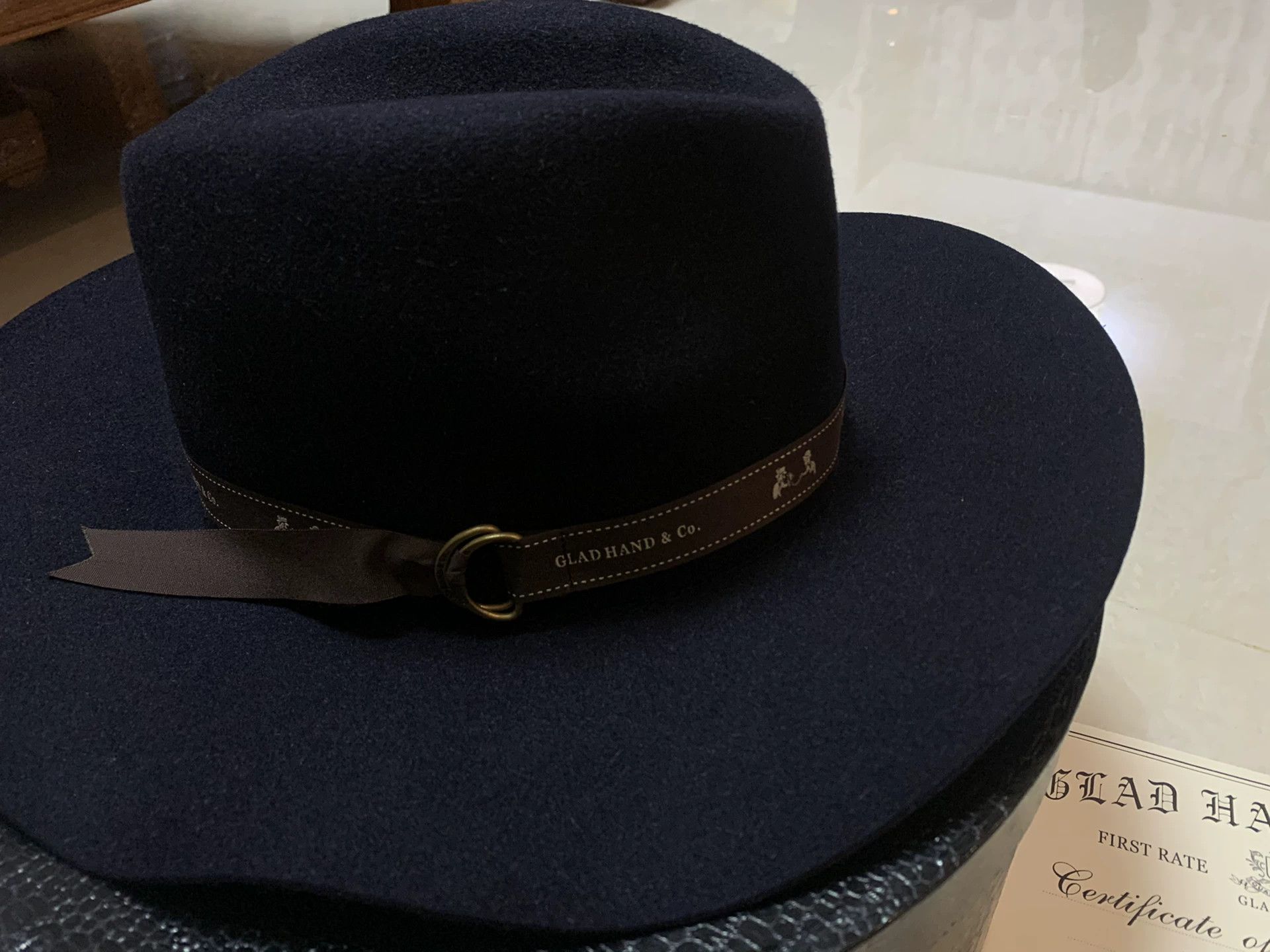 Japanese Brand Gladhand Rabbit Fur Hat Vintage Style Size ONE SIZE - 2 Thumbnail