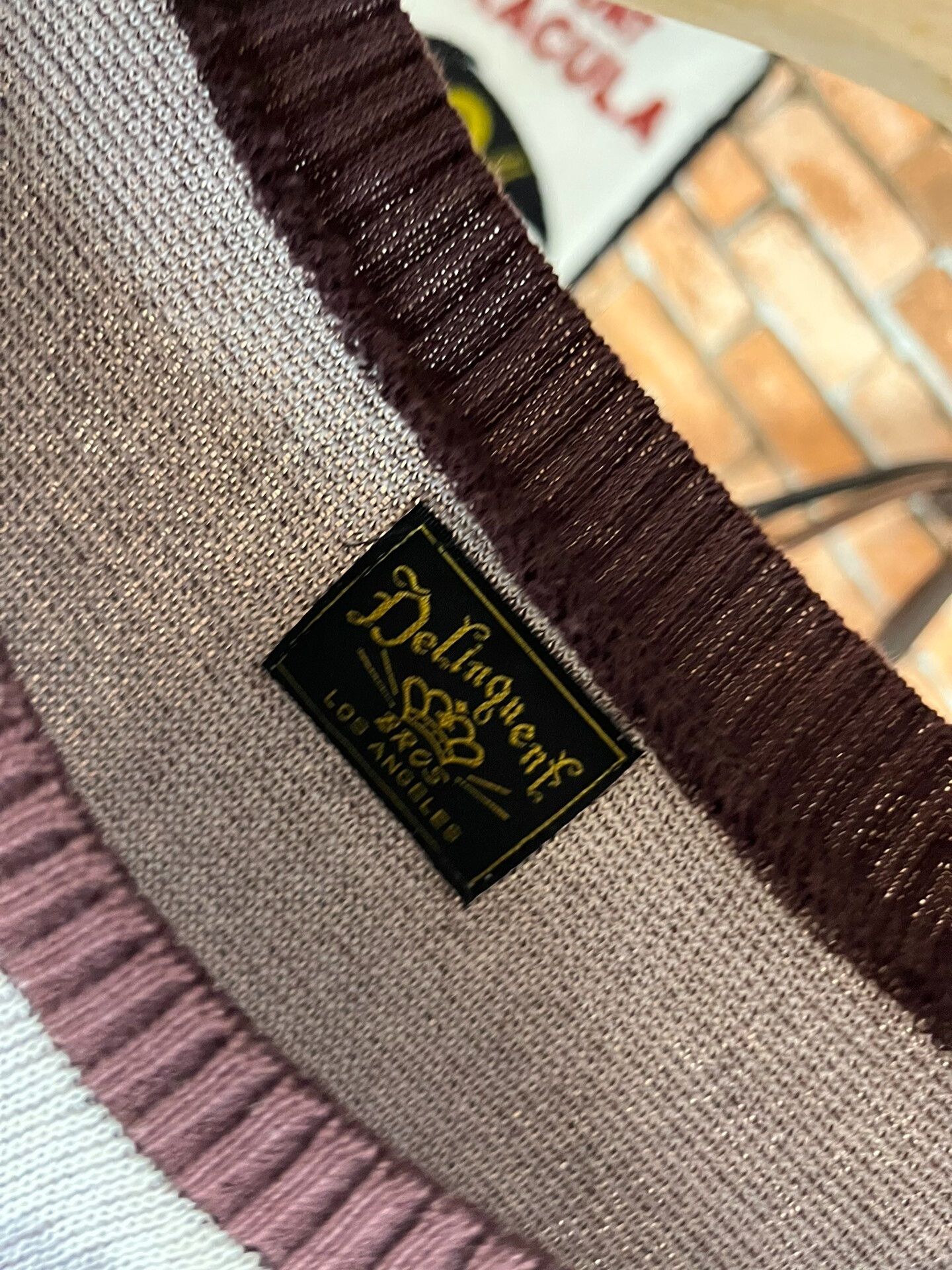 Japanese Brand Delinquent Bros Knit Sweater with Wolf Pattern Size US L / EU 52-54 / 3 - 3 Thumbnail