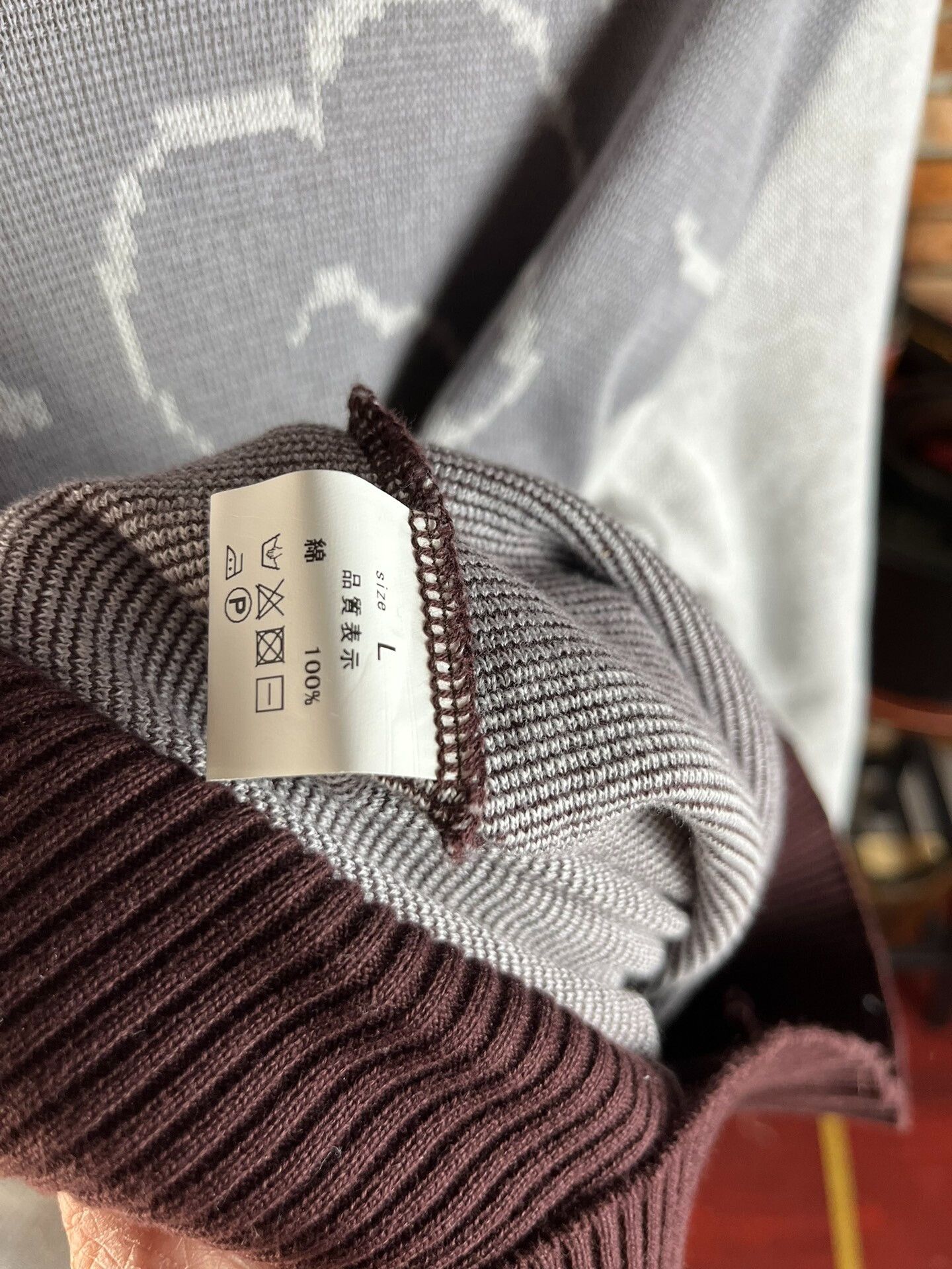 Japanese Brand Delinquent Bros Knit Sweater with Wolf Pattern Size US L / EU 52-54 / 3 - 4 Thumbnail