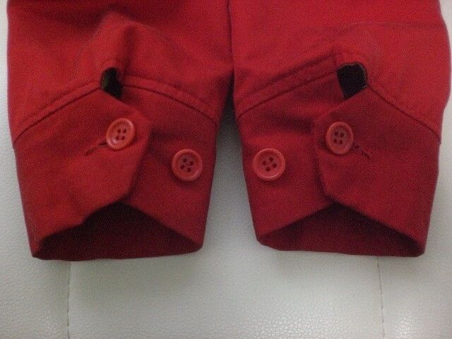 Japanese Brand Stylish Red Motorcycle Jacket for Men Size US M / EU 48-50 / 2 - 5 Thumbnail