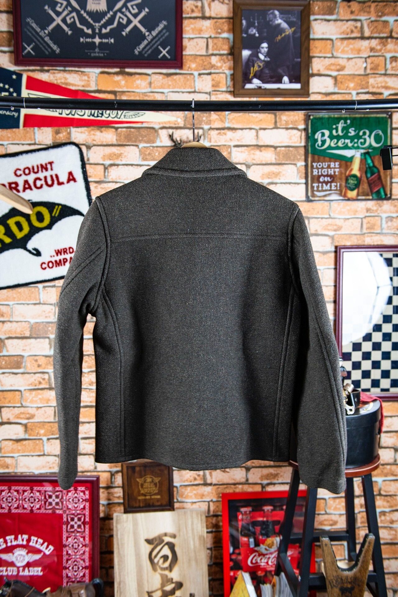 Japanese Brand Cootie Wool Coat with Leather Details Size US M / EU 48-50 / 2 - 2 Thumbnail