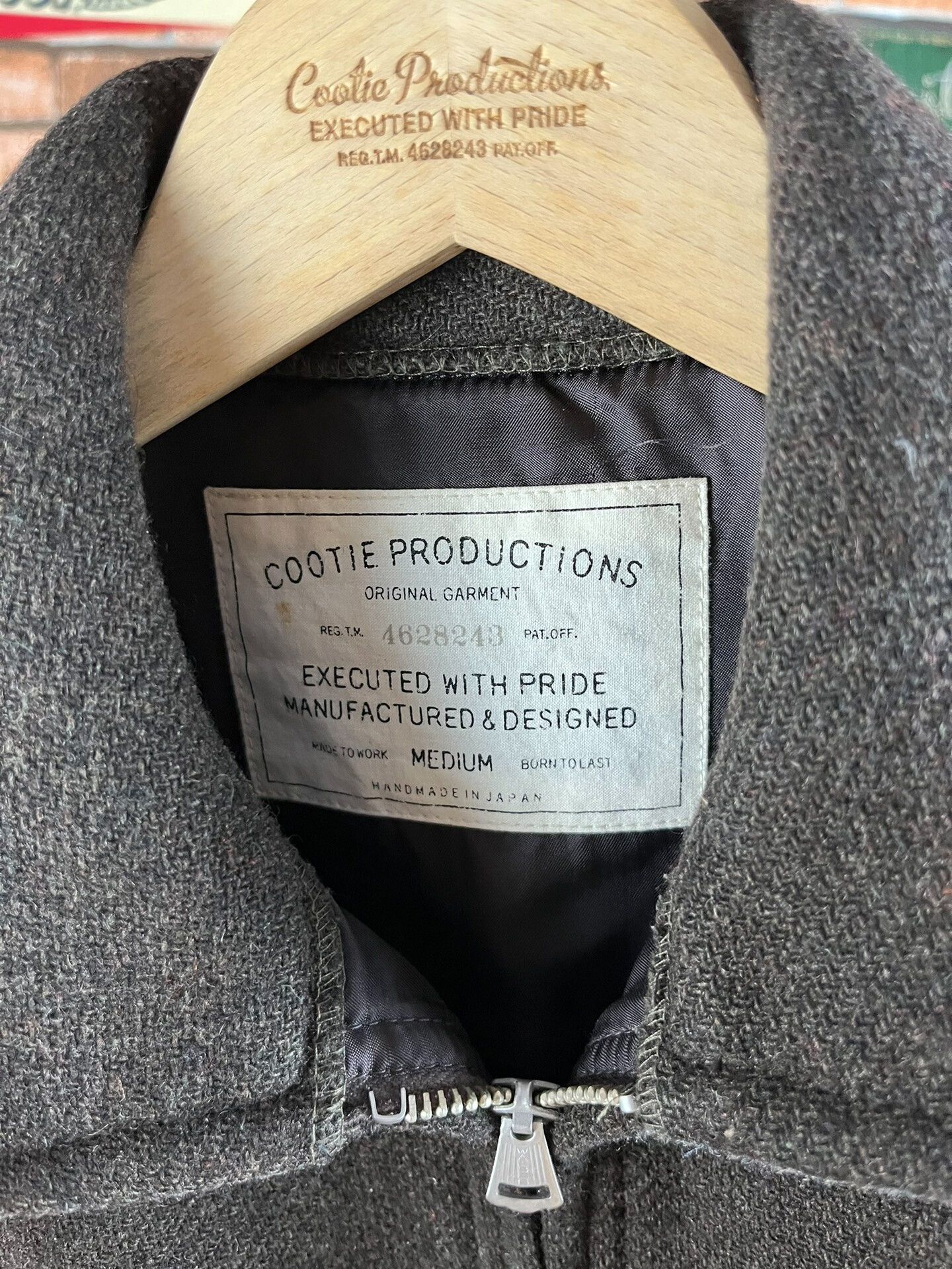 Japanese Brand Cootie Wool Coat with Leather Details Size US M / EU 48-50 / 2 - 3 Thumbnail