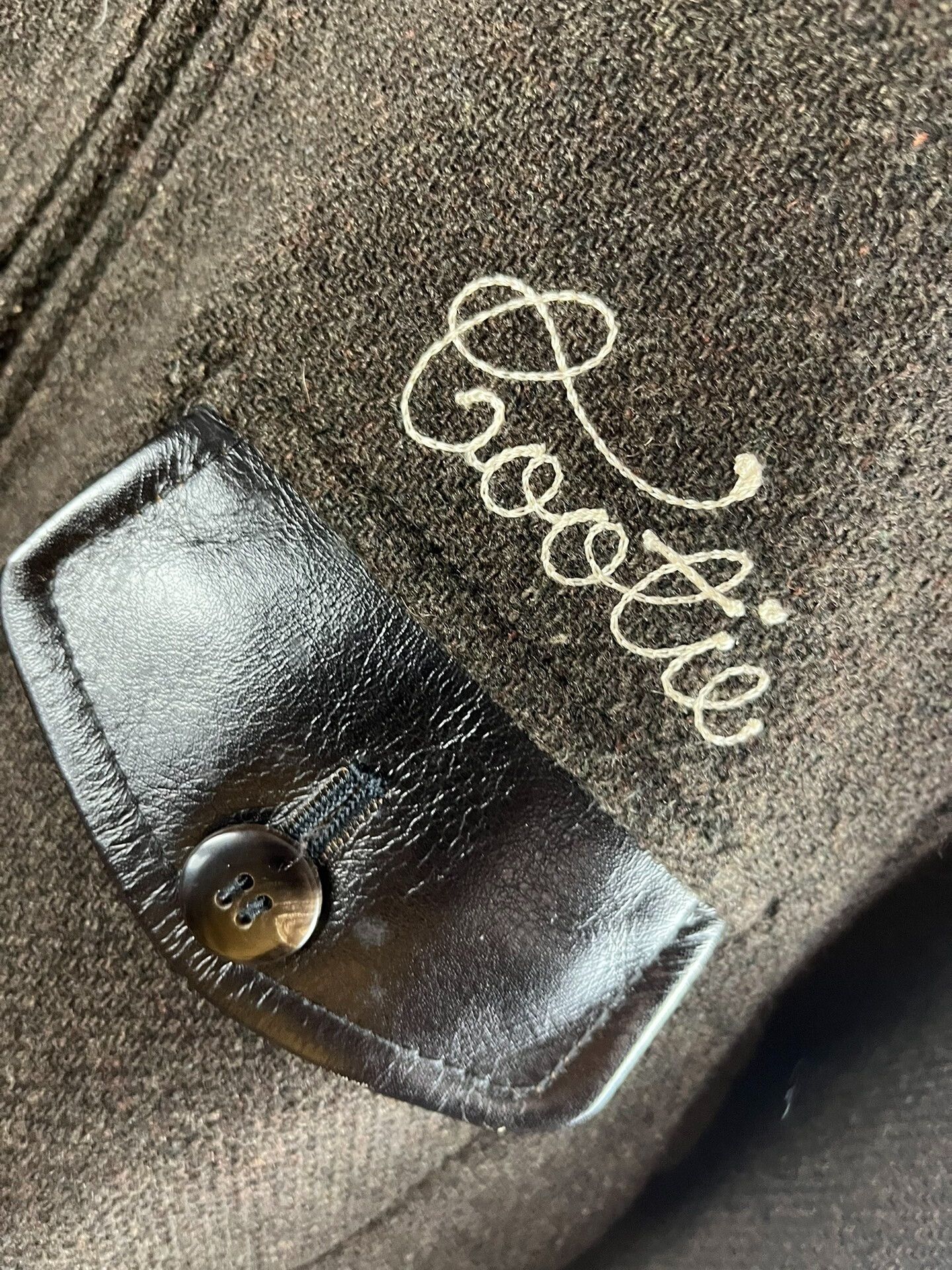 Japanese Brand Cootie Wool Coat with Leather Details Size US M / EU 48-50 / 2 - 5 Thumbnail