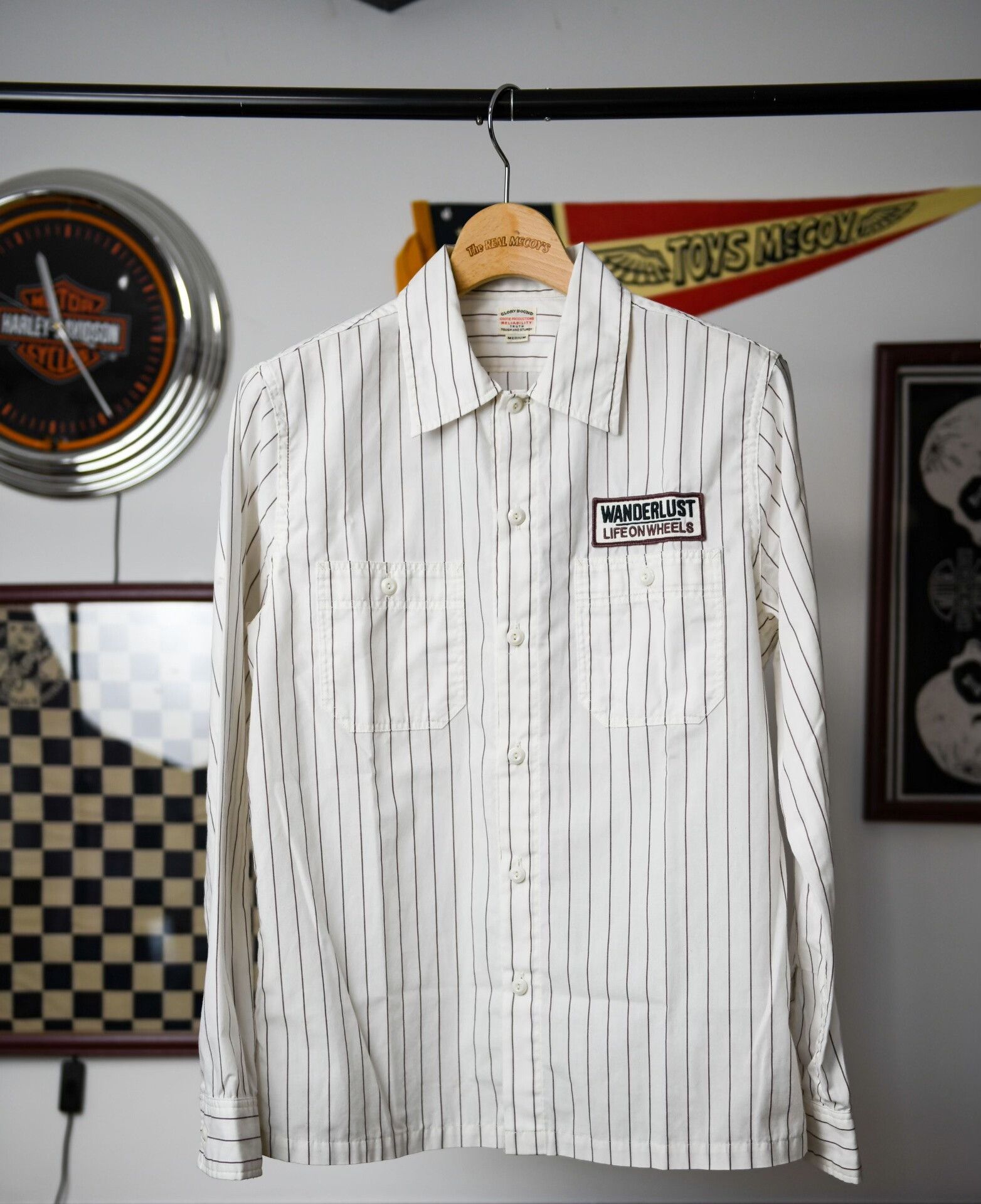 Japanese Brand Striped Cootie Shirt with Embroidery Size US M / EU 48-50 / 2 - 2 Thumbnail