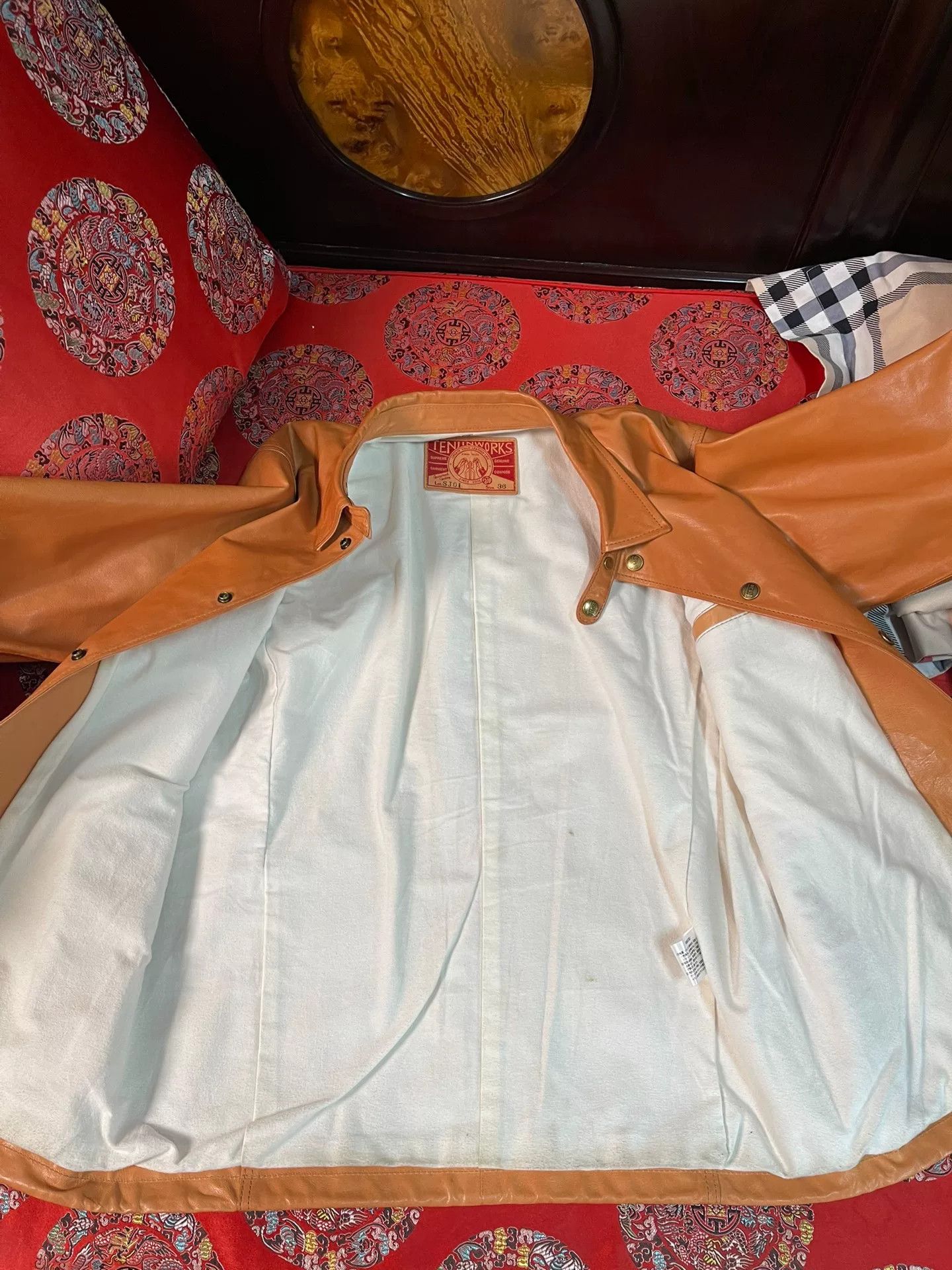 Japanese Brand Vintage Tan Leather Coach Jacket Size US S / EU 44-46 / 1 - 6 Thumbnail