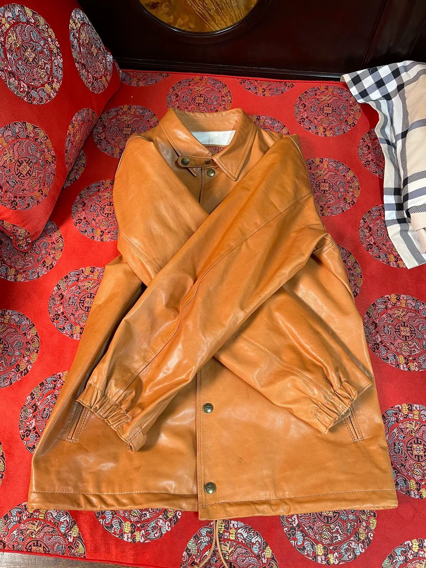 Japanese Brand Vintage Tan Leather Coach Jacket Size US S / EU 44-46 / 1 - 4 Thumbnail