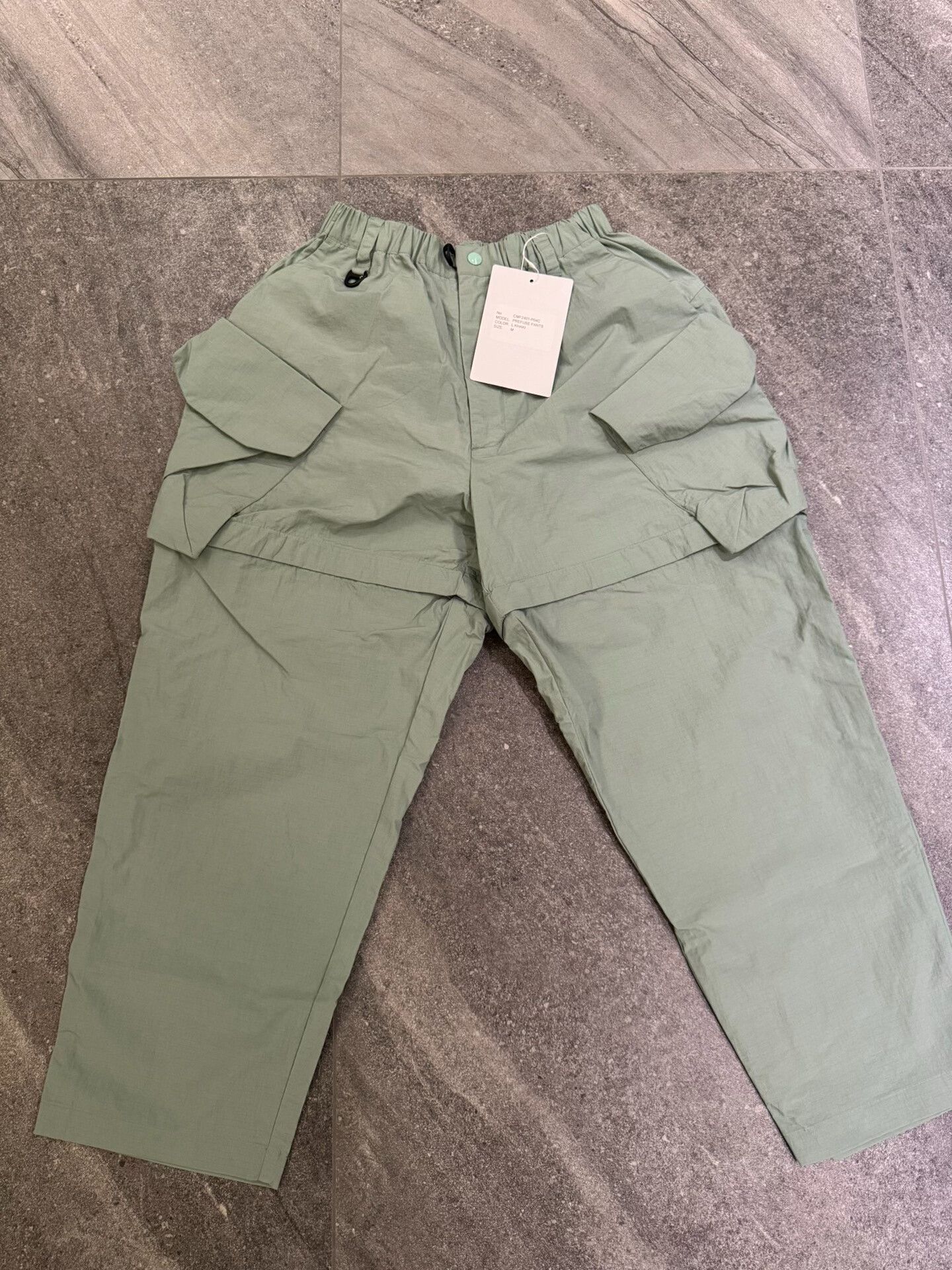 Japanese Brand Lightweight Khaki Outdoor Convertible Pants Size US 26 / EU 42 - 2 Thumbnail