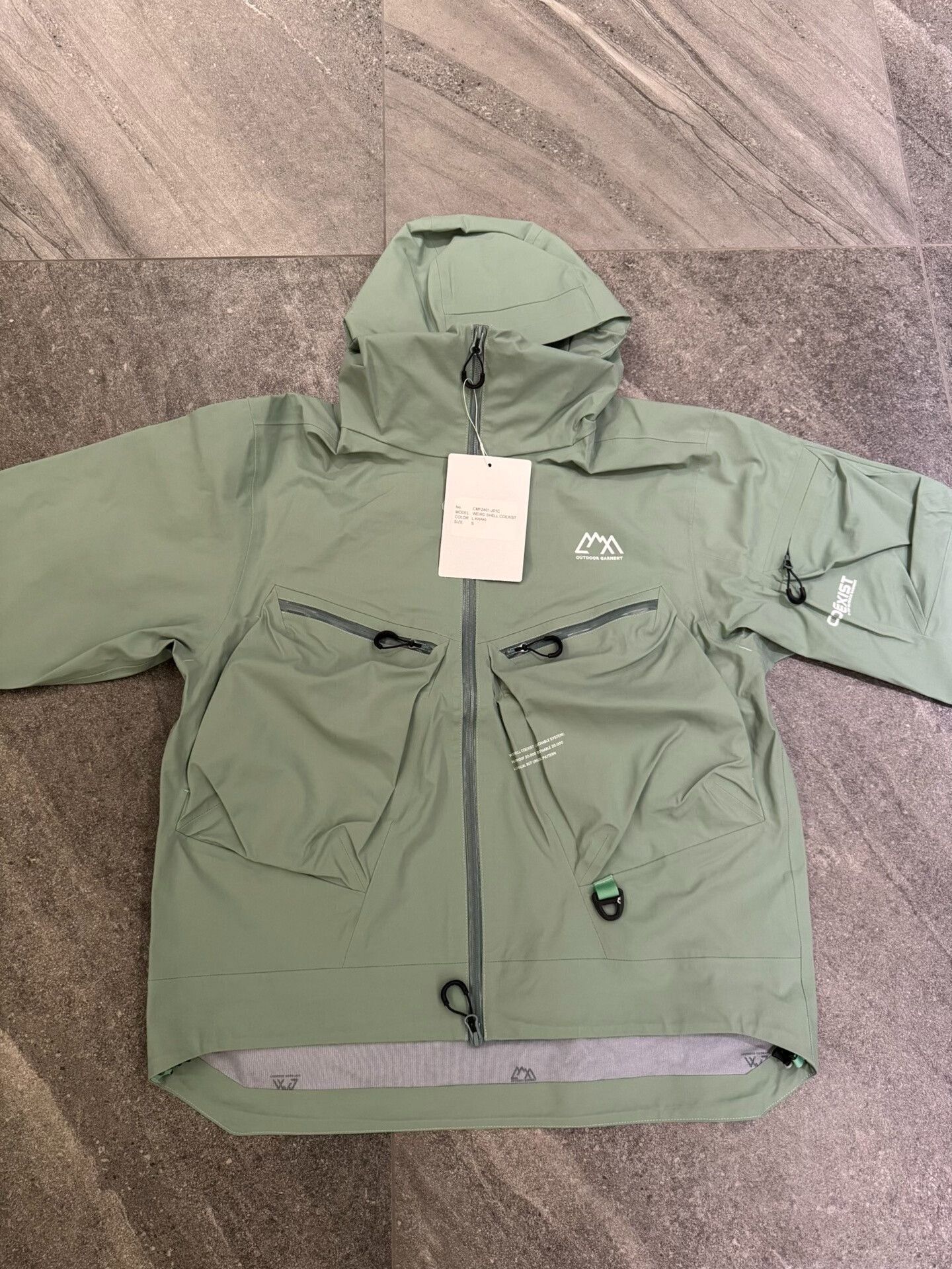 Japanese Brand Comfy Outdoor Functional Jacket in Khaki Green Size US S / EU 44-46 / 1 - 2 Thumbnail