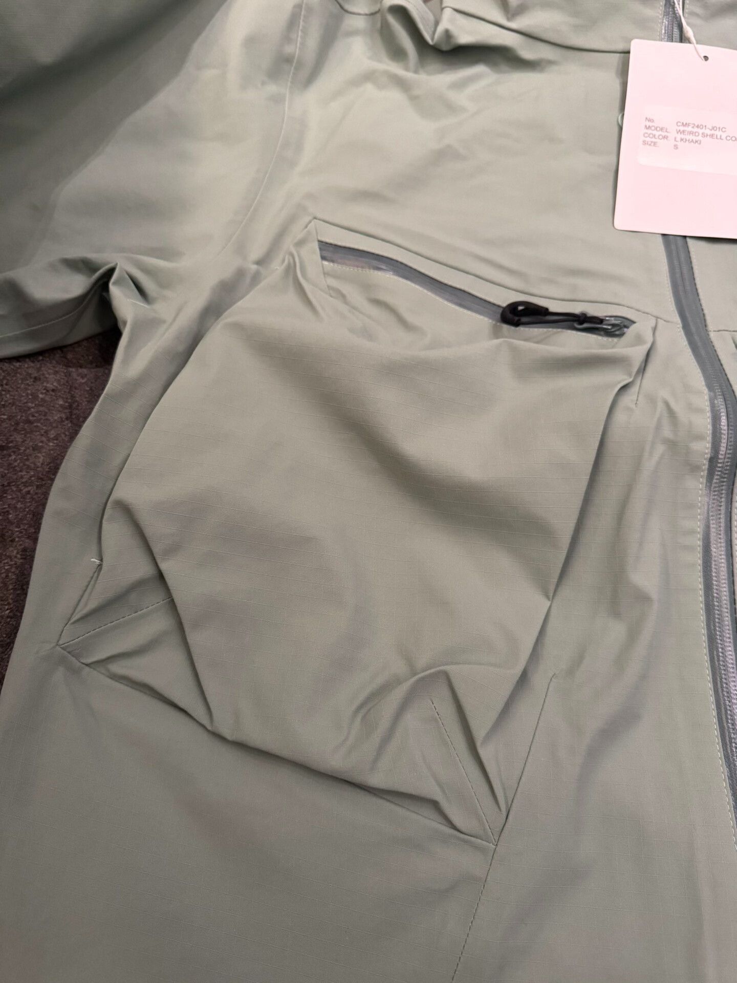 Japanese Brand Comfy Outdoor Functional Jacket in Khaki Green Size US S / EU 44-46 / 1 - 5 Thumbnail