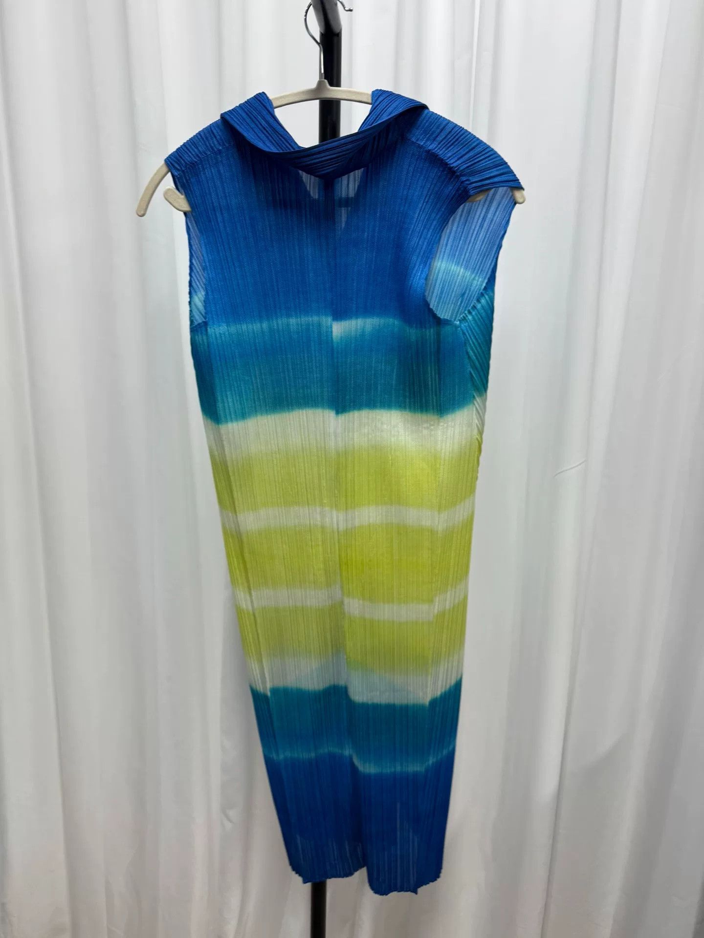 Pleats Please Issey Miyake Issey Miyake Pleats Please Color-Block Dress Size M / US 6-8 / IT 42-44 - 4 Thumbnail