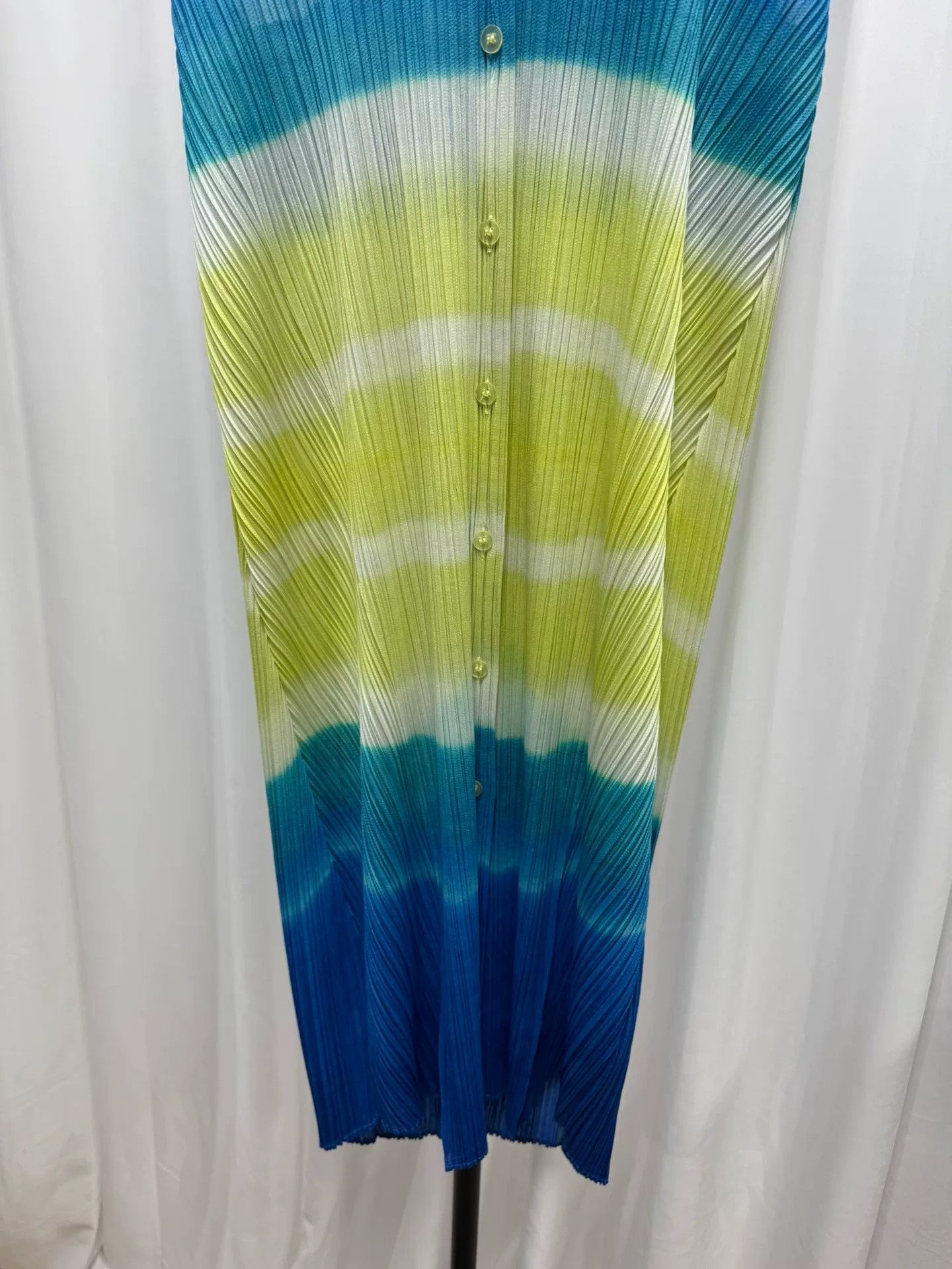 Pleats Please Issey Miyake Issey Miyake Pleats Please Color-Block Dress Size M / US 6-8 / IT 42-44 - 3 Thumbnail