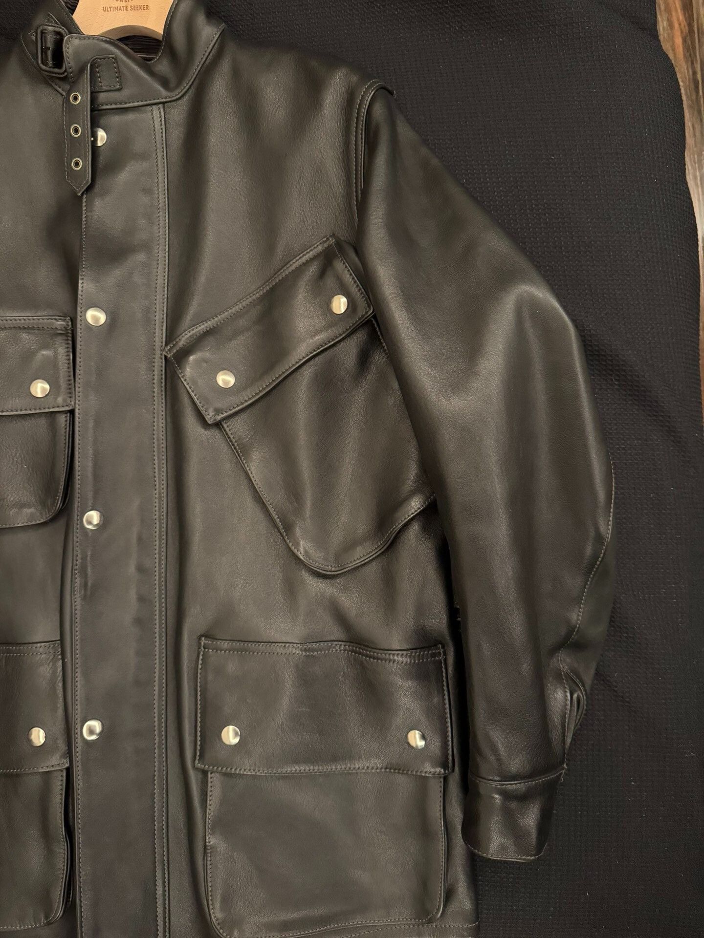 Japanese Brand Retro Horsehide Leather Moto Jacket Size US XXS / EU 40 - 3 Thumbnail