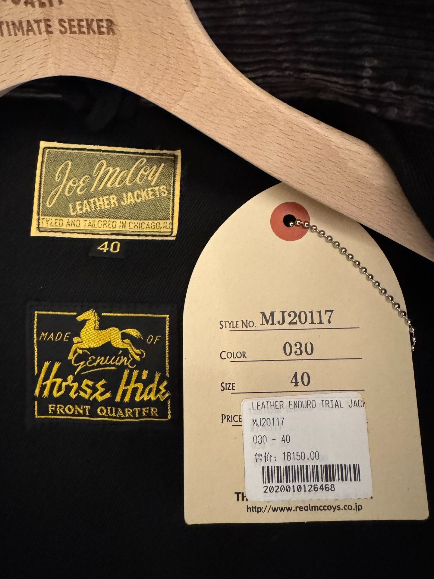Japanese Brand Retro Horsehide Leather Moto Jacket Size US XXS / EU 40 - 7 Thumbnail