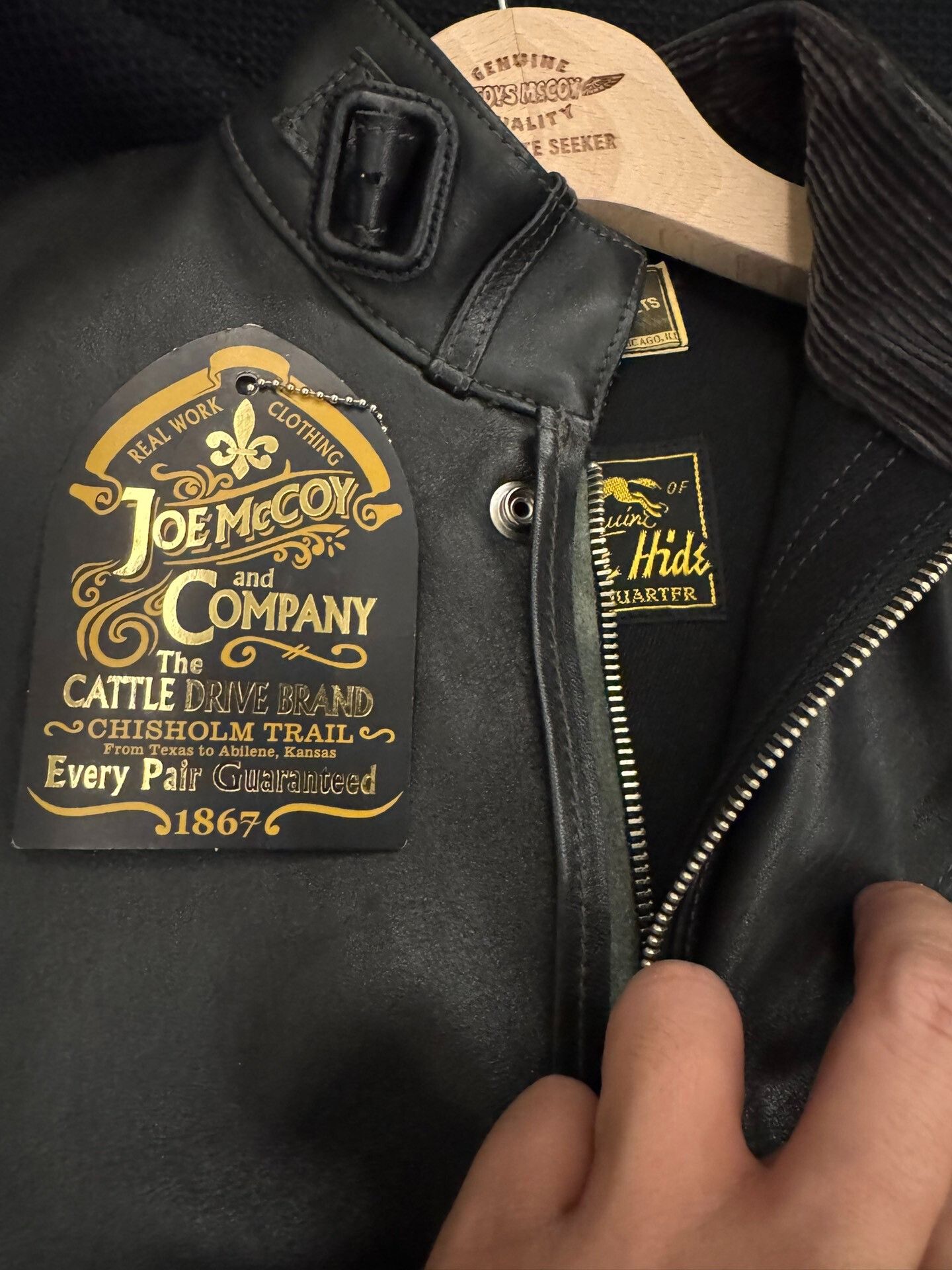 Japanese Brand Retro Horsehide Leather Moto Jacket Size US XXS / EU 40 - 6 Thumbnail