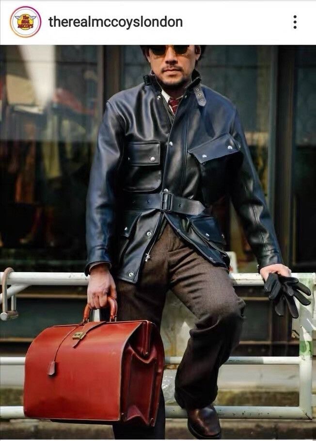 Japanese Brand Retro Horsehide Leather Moto Jacket Size US XXS / EU 40 - 8 Thumbnail