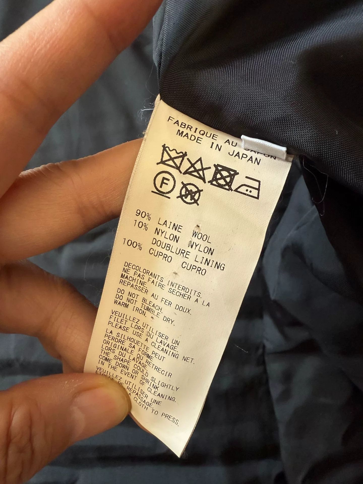 Yohji Yamamoto Yohji Yamamoto Wool Coat Size 2 Black Long Size US M / EU 48-50 / 2 - 4 Thumbnail
