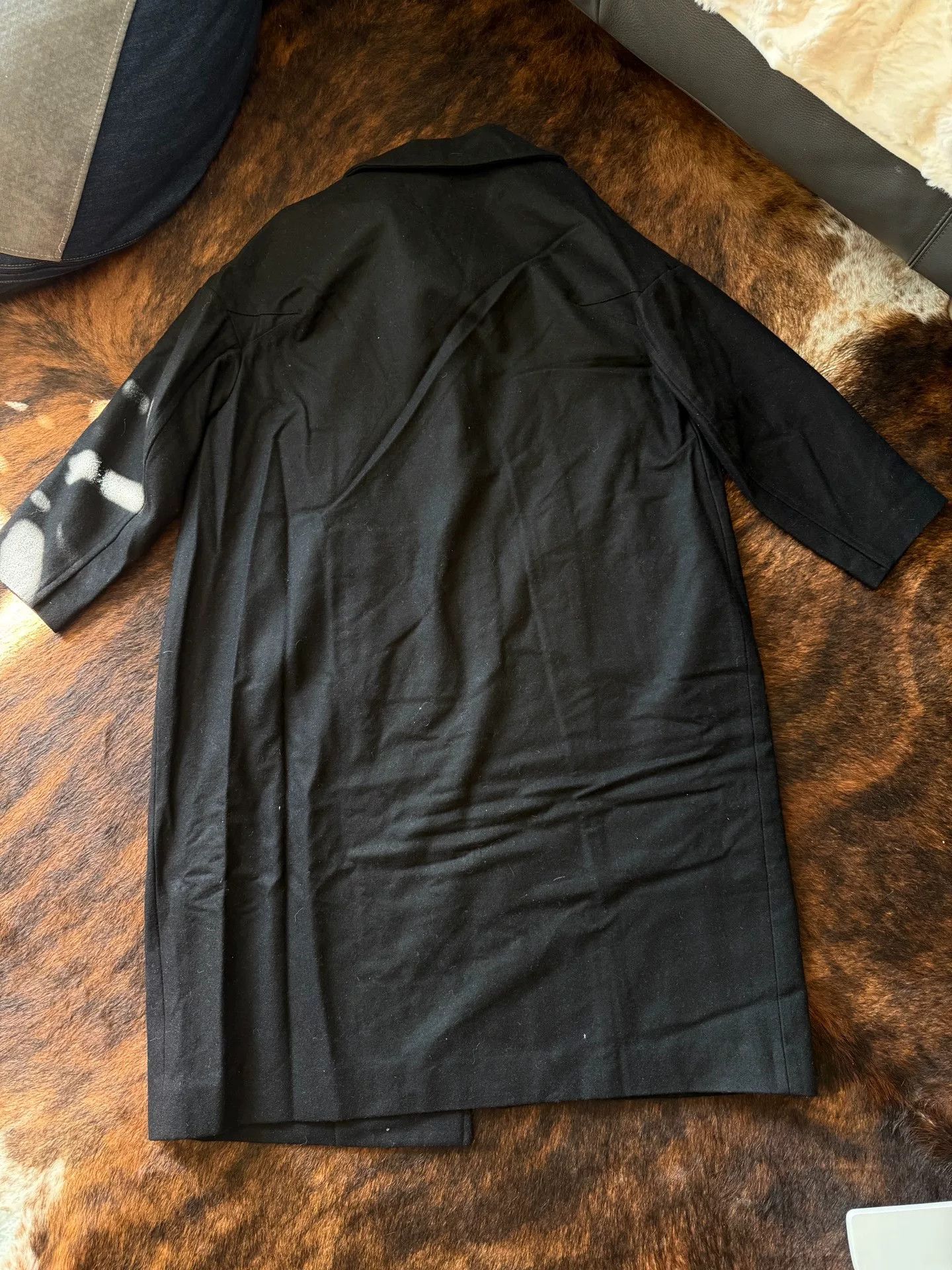 Yohji Yamamoto Yohji Yamamoto Wool Coat Size 2 Black Long Size US M / EU 48-50 / 2 - 6 Thumbnail
