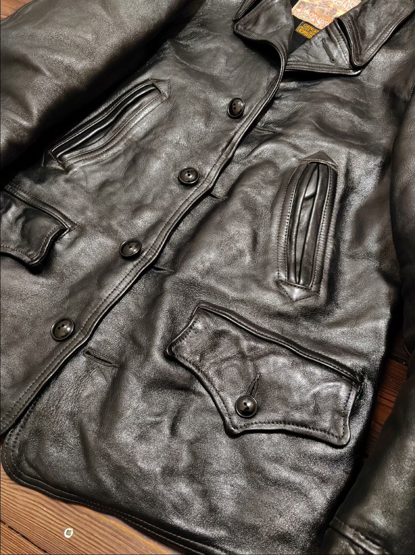 Freewheelers FREEWHEELERS Dispatcher Leather Jacket Size US M / EU 48-50 / 2 - 2 Thumbnail