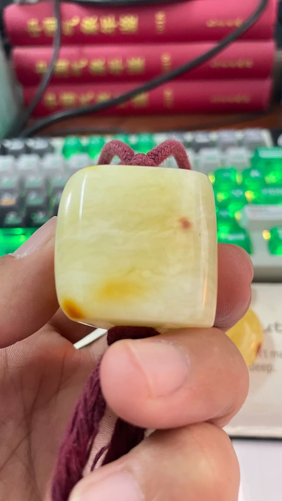Japanese Brand Danish Amber Handheld Raw Stone Size ONE SIZE - 3 Thumbnail