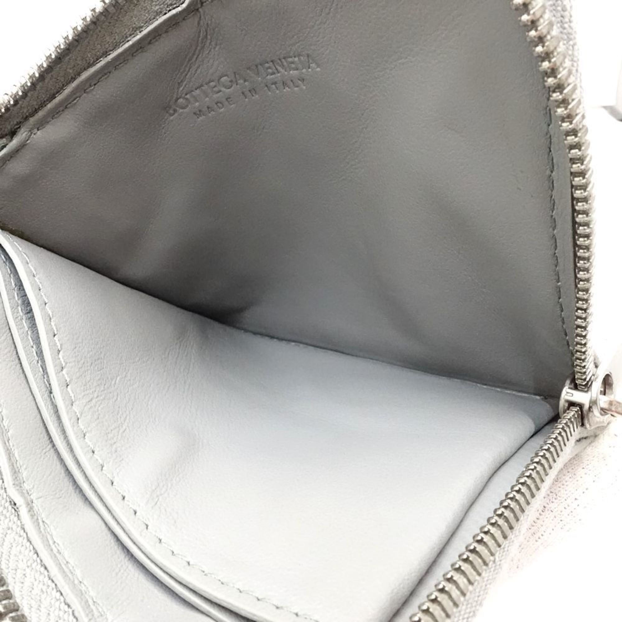 Bottega Veneta BOTTEGA VENETA Wallet/Coin Case 593216 Stamp Square Zip Around Wallet Intrecciato Women's 181911 Size ONE SIZE - 8 Thumbnail