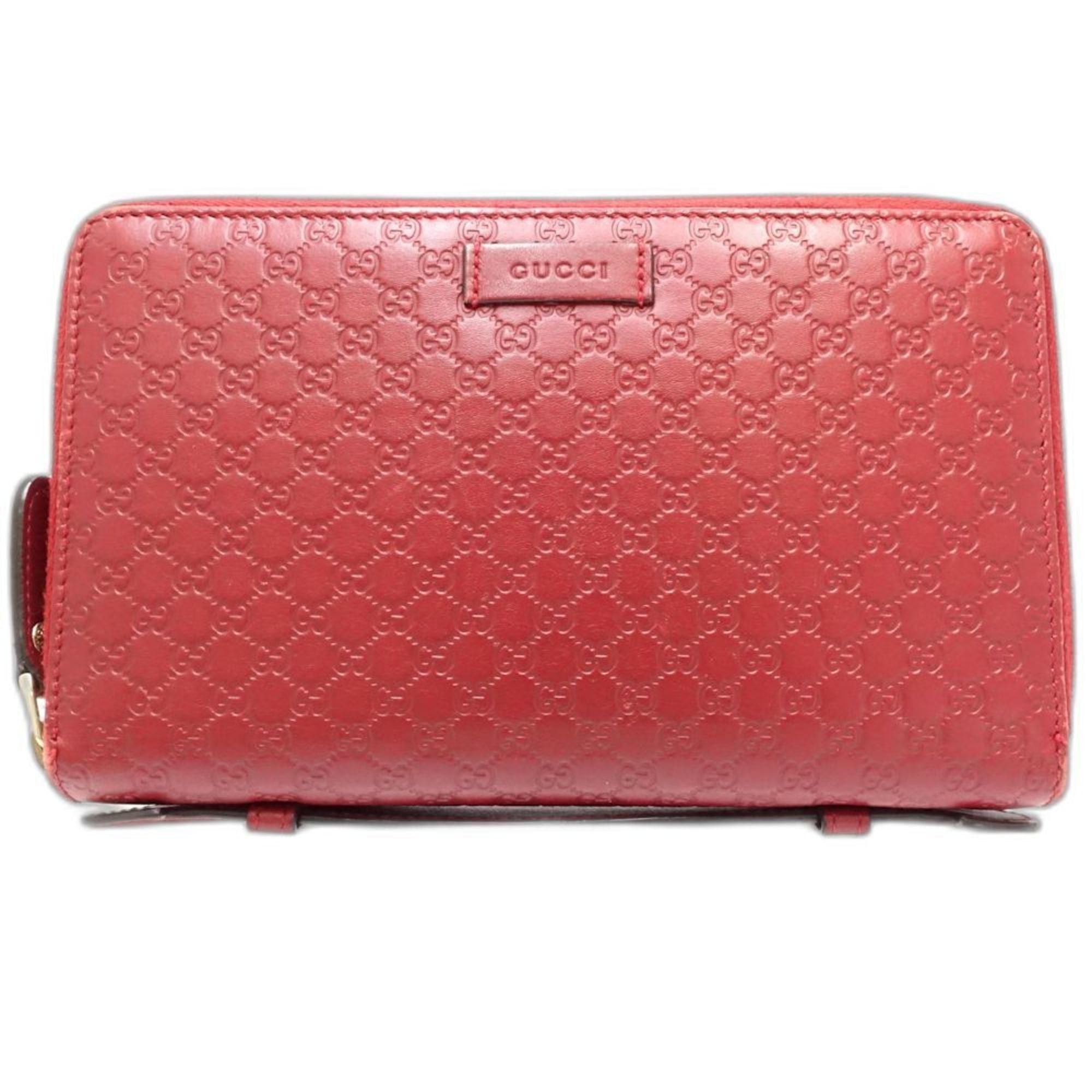 Gucci GUCCI Micro Guccissima Travel Case 544250, Organizer Multi-Case, Leather, Red, Women's, 181879 Size ONE SIZE - 2 Thumbnail