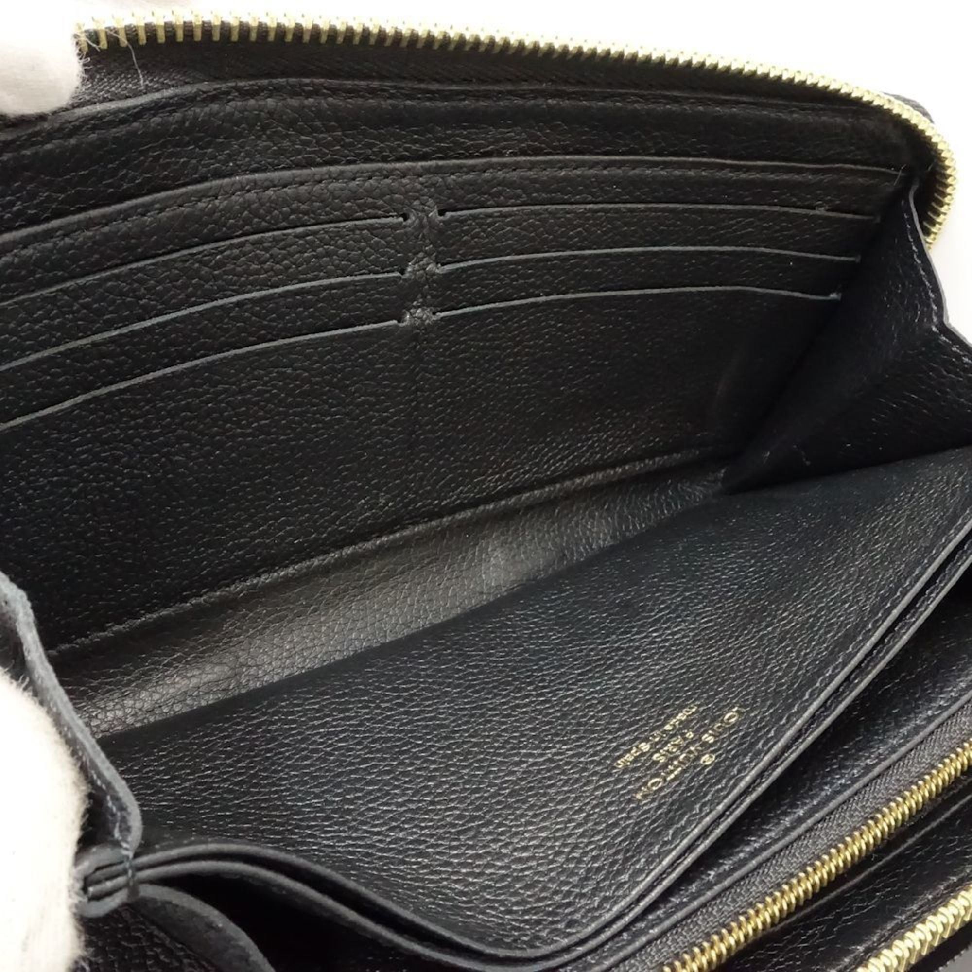 Louis Vuitton Louis Vuitton Zippy Wallet M80481 Monogram Two-tone Empreinte Black Beige Women's 181904 Size ONE SIZE - 6 Thumbnail