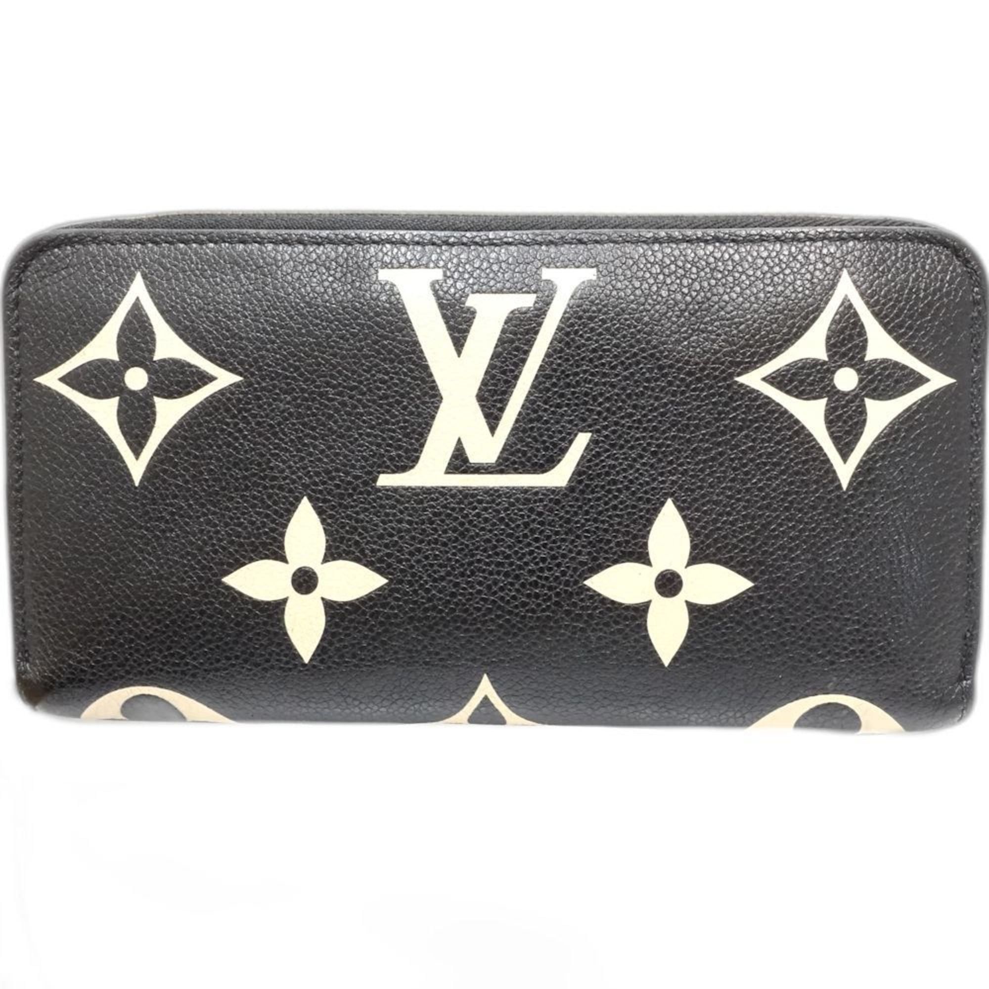 Louis Vuitton Louis Vuitton Zippy Wallet M80481 Monogram Two-tone Empreinte Black Beige Women's 181904 Size ONE SIZE - 3 Thumbnail
