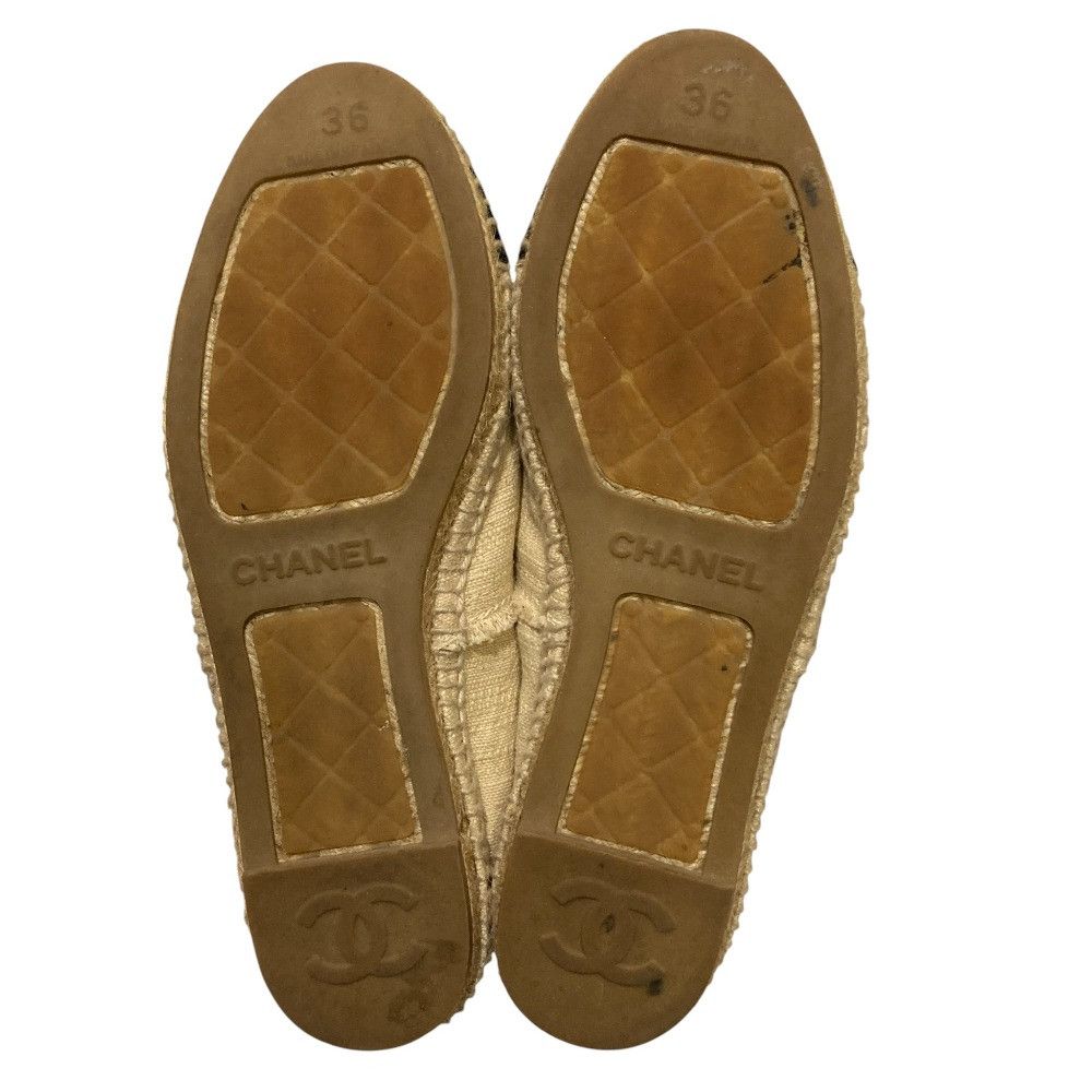 Chanel Chanel Chanel Espadrille Flat Shoes Textile Shoes DUTY FREE for USA Size ONE SIZE - 18 Thumbnail