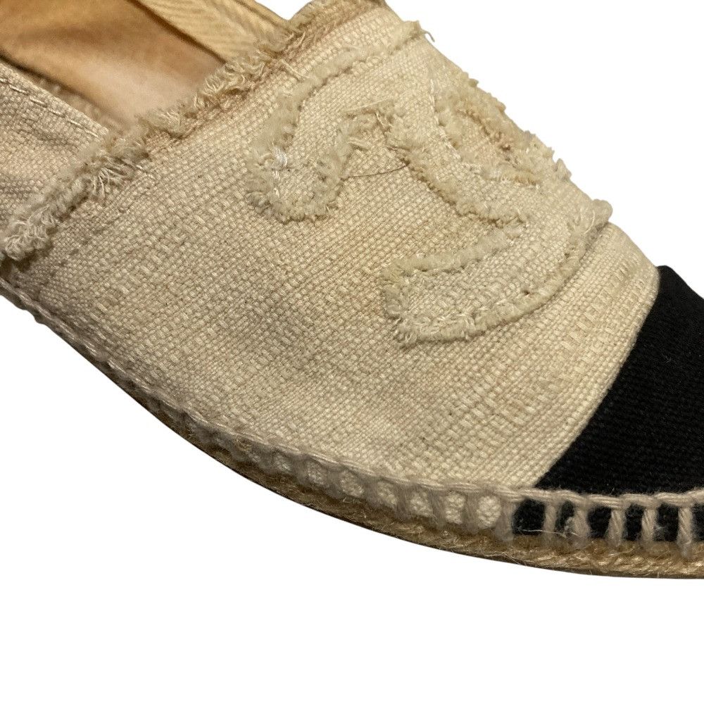 Chanel Chanel Chanel Espadrille Flat Shoes Textile Shoes DUTY FREE for USA Size ONE SIZE - 15 Thumbnail