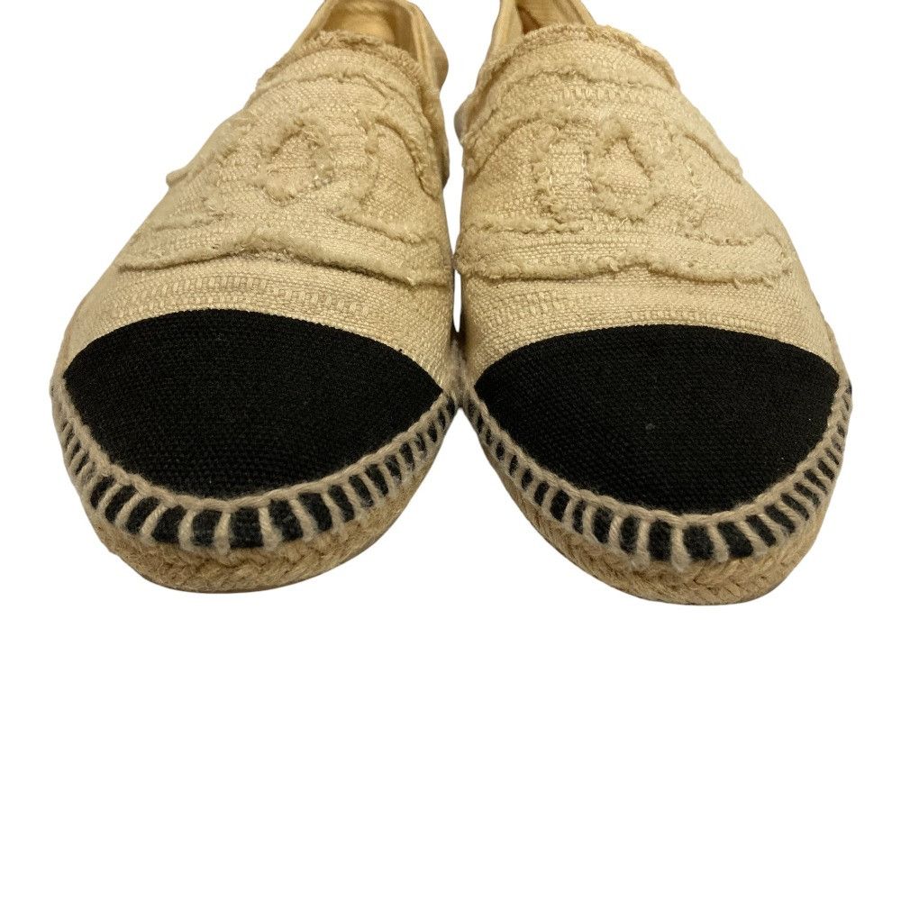 Chanel Chanel Chanel Espadrille Flat Shoes Textile Shoes DUTY FREE for USA Size ONE SIZE - 3 Thumbnail