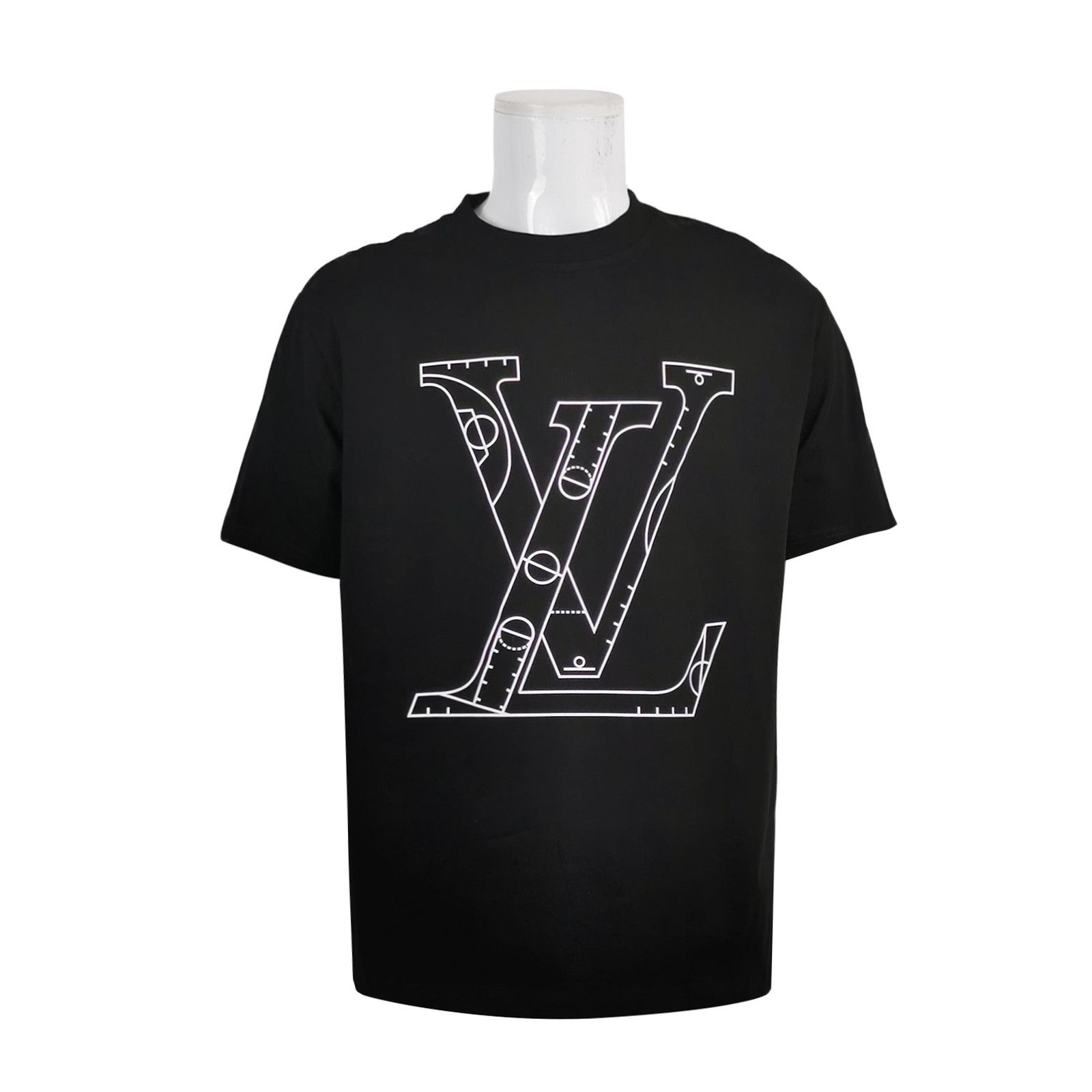 Louis Vuitton Louis Vuitton LV Logo Black T-Shirt S Size US M / EU 48-50 / 2 - 2 Thumbnail
