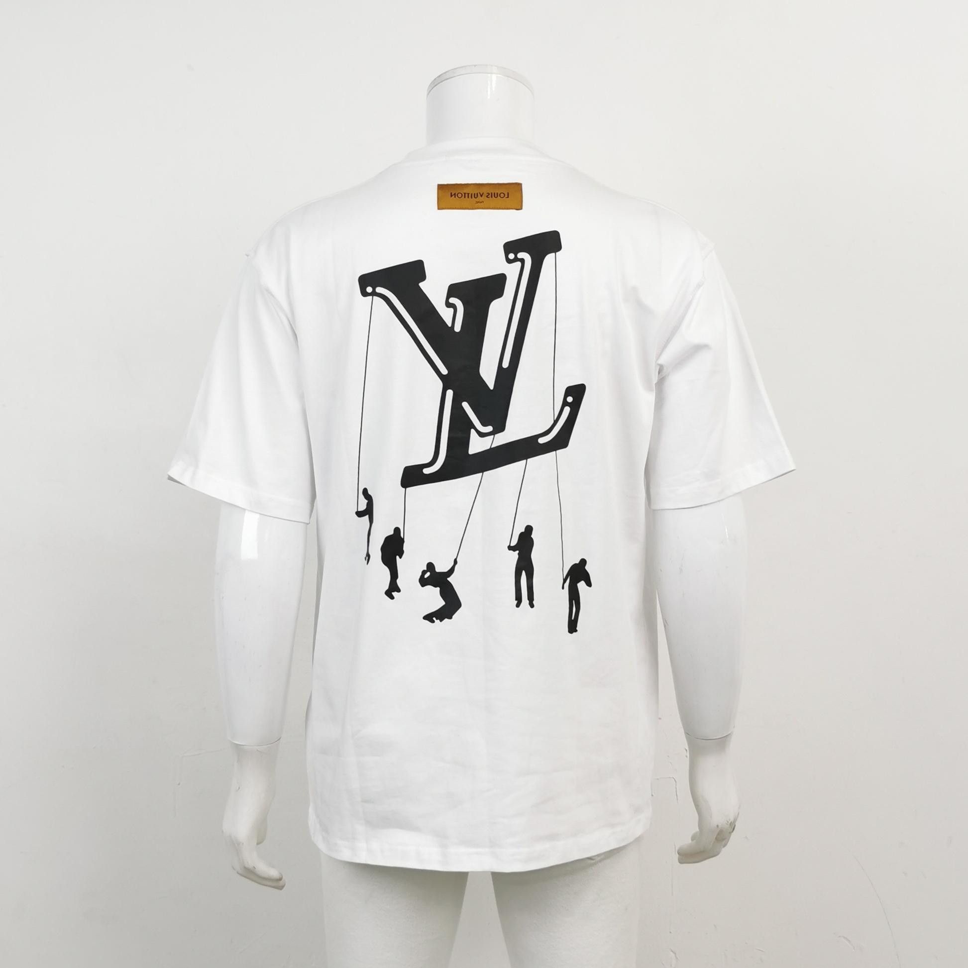 Louis Vuitton Louis Vuitton Cotton Logo Crewneck T-Shirt L Size US L / EU 52-54 / 3 - 4 Thumbnail
