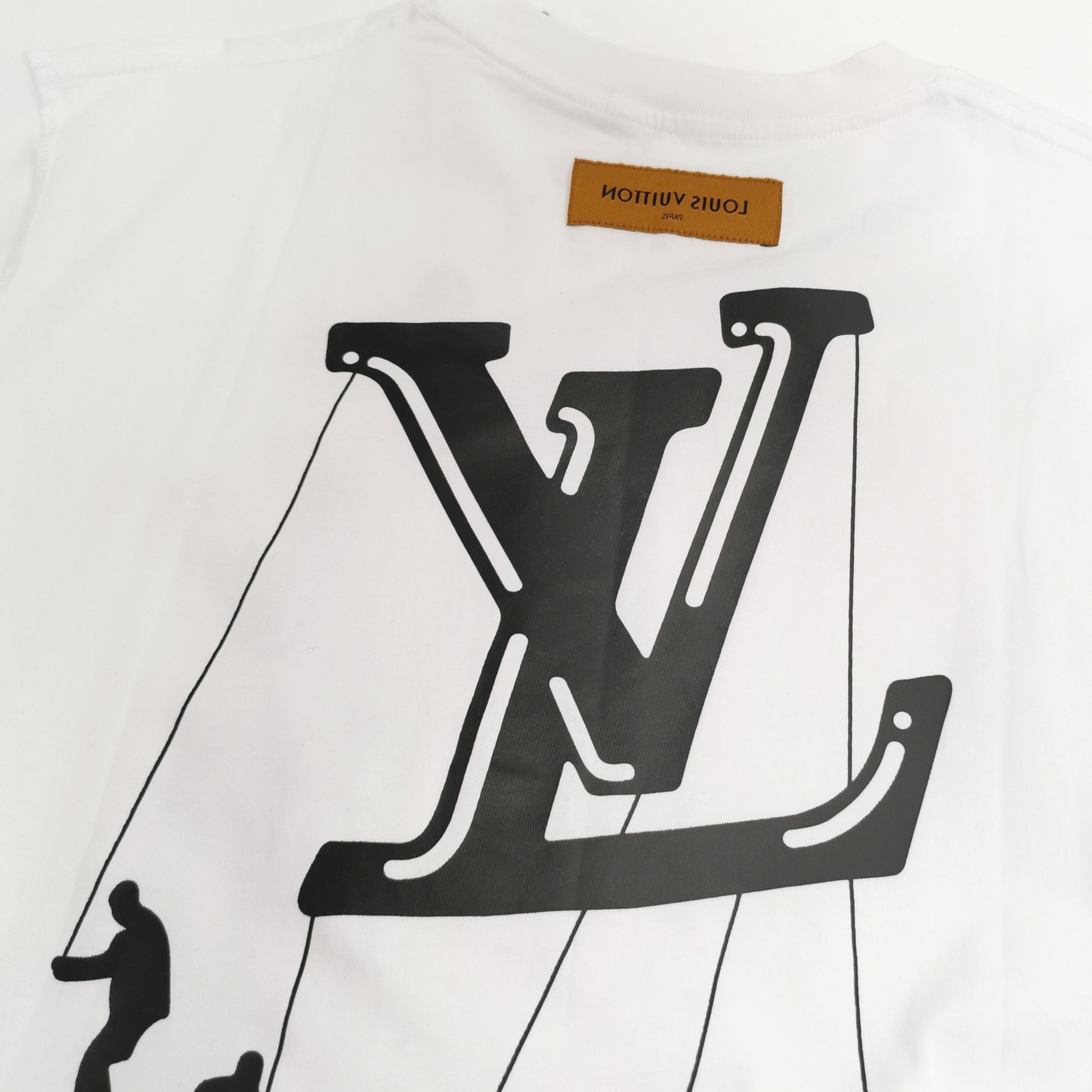 Louis Vuitton Louis Vuitton Cotton Logo Crewneck T-Shirt L Size US L / EU 52-54 / 3 - 8 Thumbnail