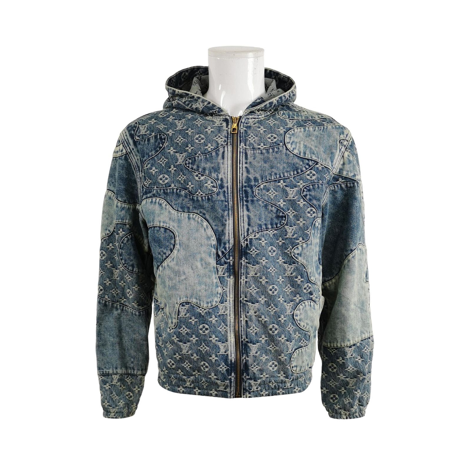 Louis Vuitton Louis Vuitton Denim Hooded Jacket Size 48 Size US XXS / EU 40 - 2 Thumbnail