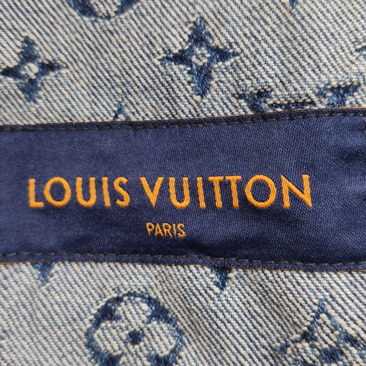 Louis Vuitton Louis Vuitton Denim Hooded Jacket Size 48 Size US XXS / EU 40 - 6 Thumbnail