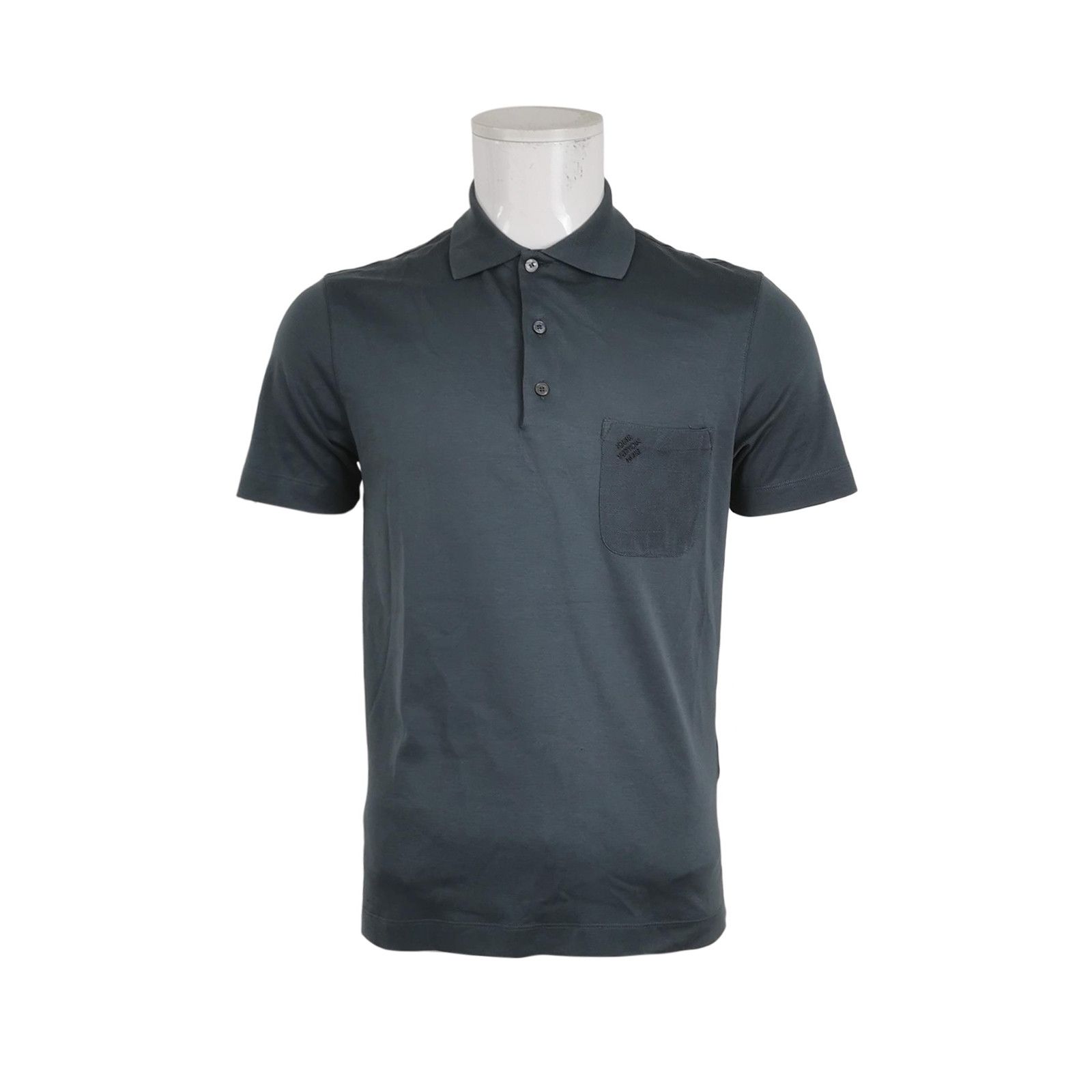 Louis Vuitton Louis Vuitton S Cotton Solid Collared T-Shirt Size US S / EU 44-46 / 1 - 2 Thumbnail