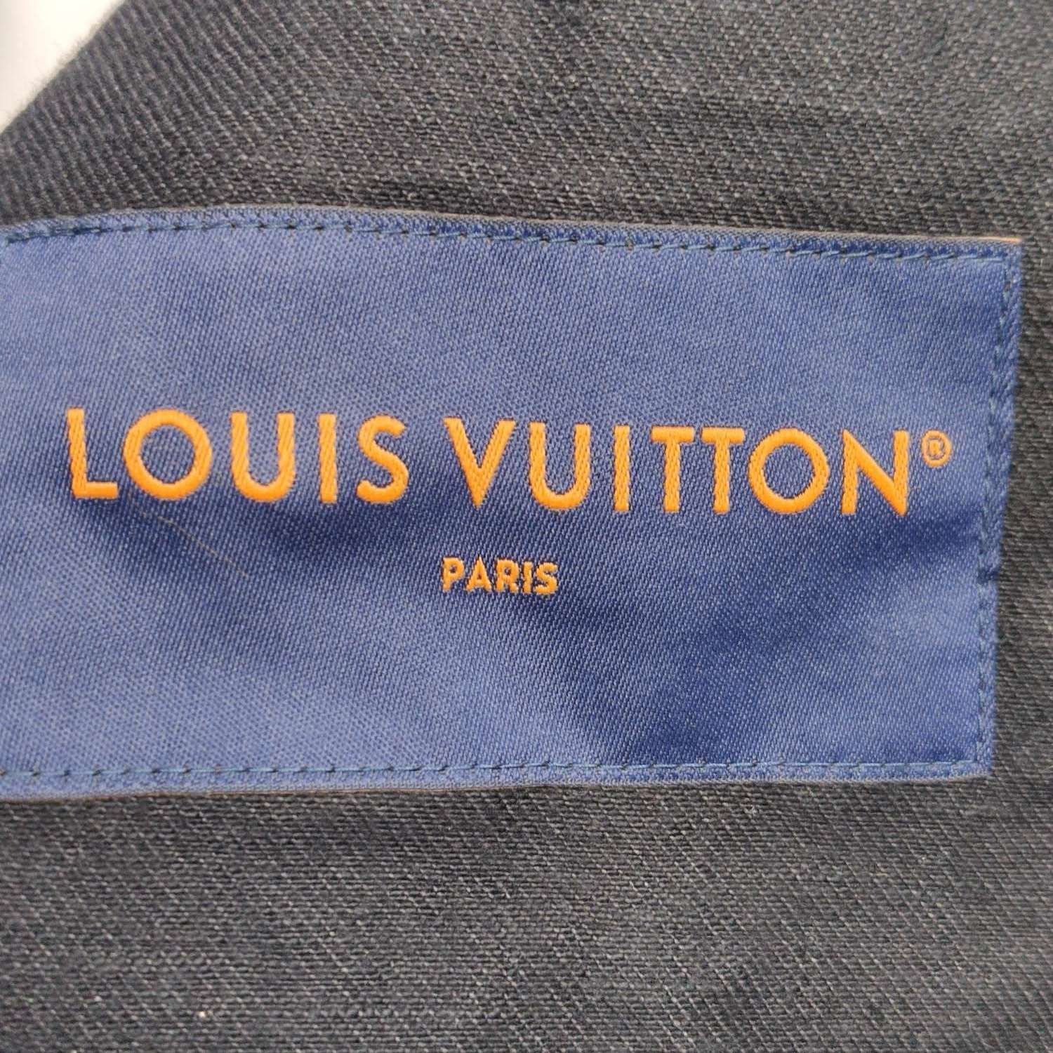 Louis Vuitton Black Louis Vuitton Denim Jacket XL Size US S / EU 44-46 / 1 - 13 Thumbnail