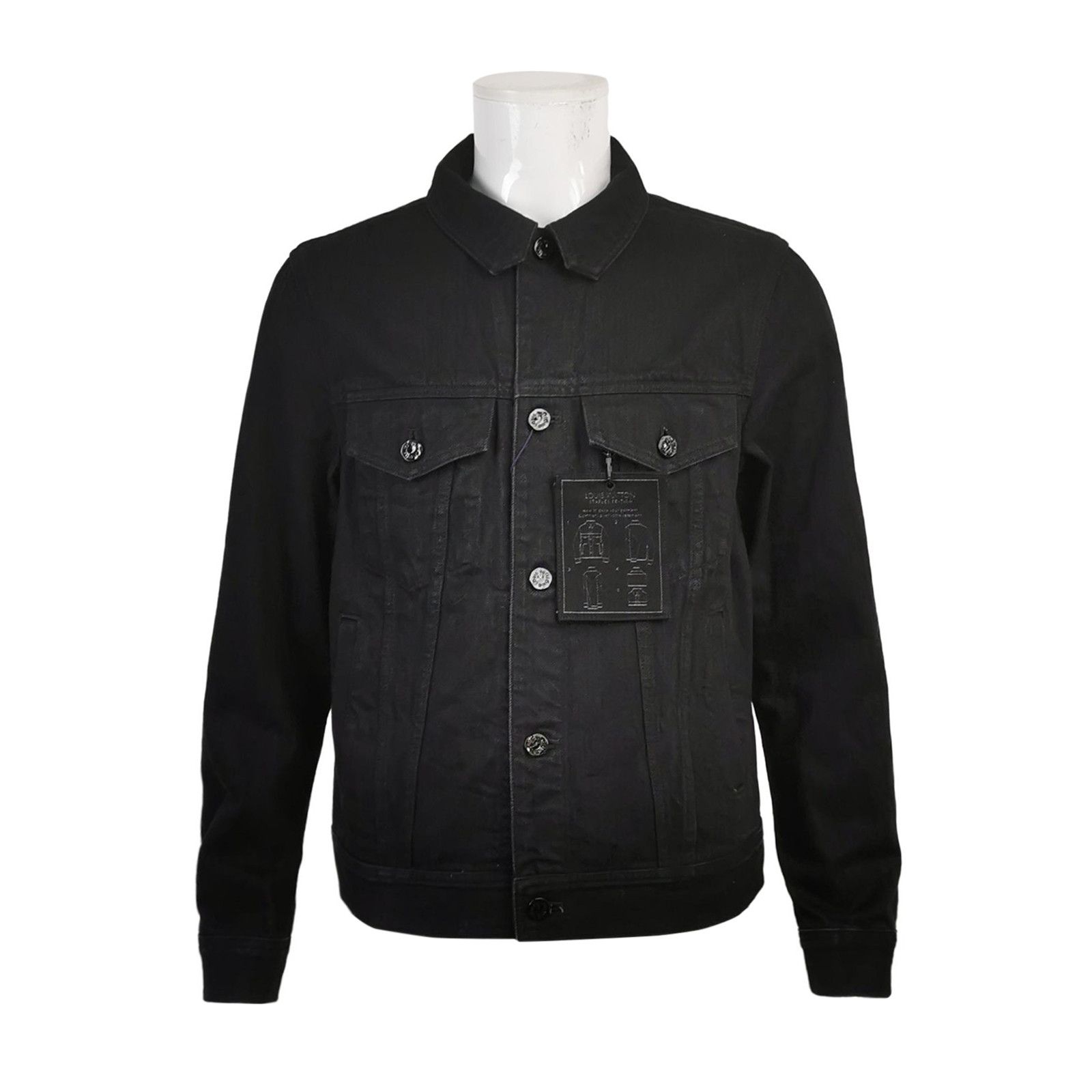 Louis Vuitton Black Louis Vuitton Denim Jacket XL Size US S / EU 44-46 / 1 - 2 Thumbnail