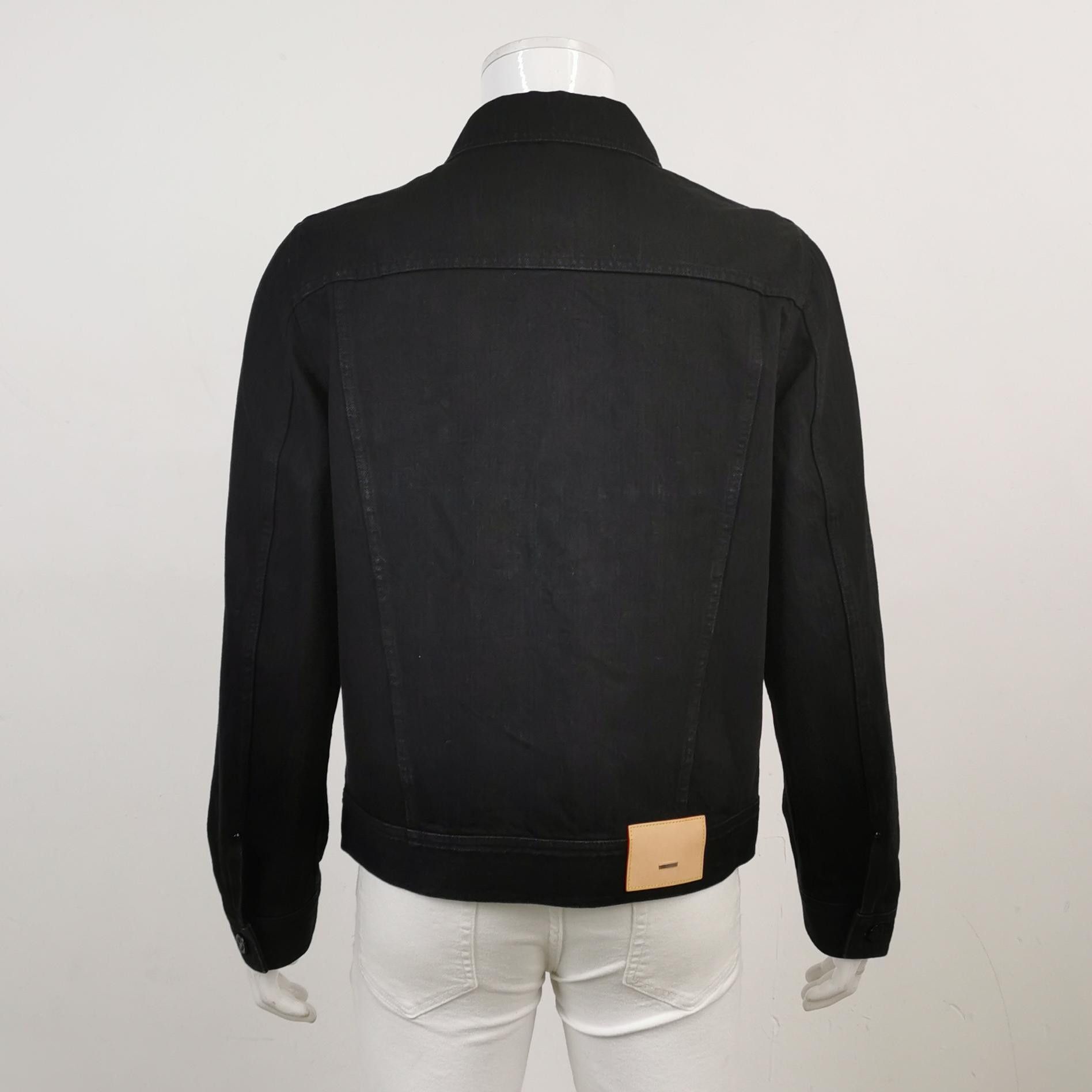 Louis Vuitton Black Louis Vuitton Denim Jacket XL Size US S / EU 44-46 / 1 - 4 Thumbnail