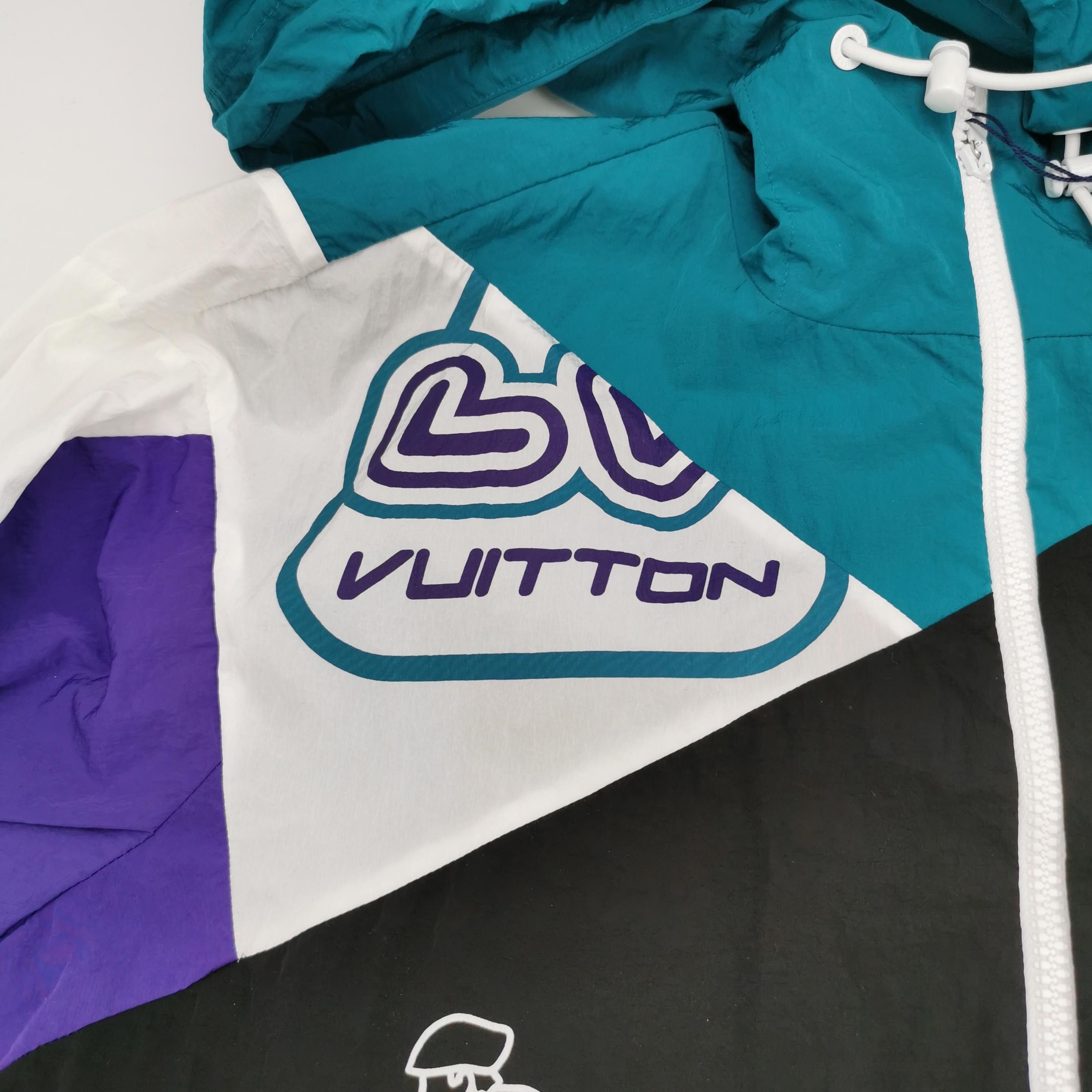 Louis Vuitton Louis Vuitton Color-Block Hooded Jacket M Size US XS / EU 42 / 0 - 7 Thumbnail