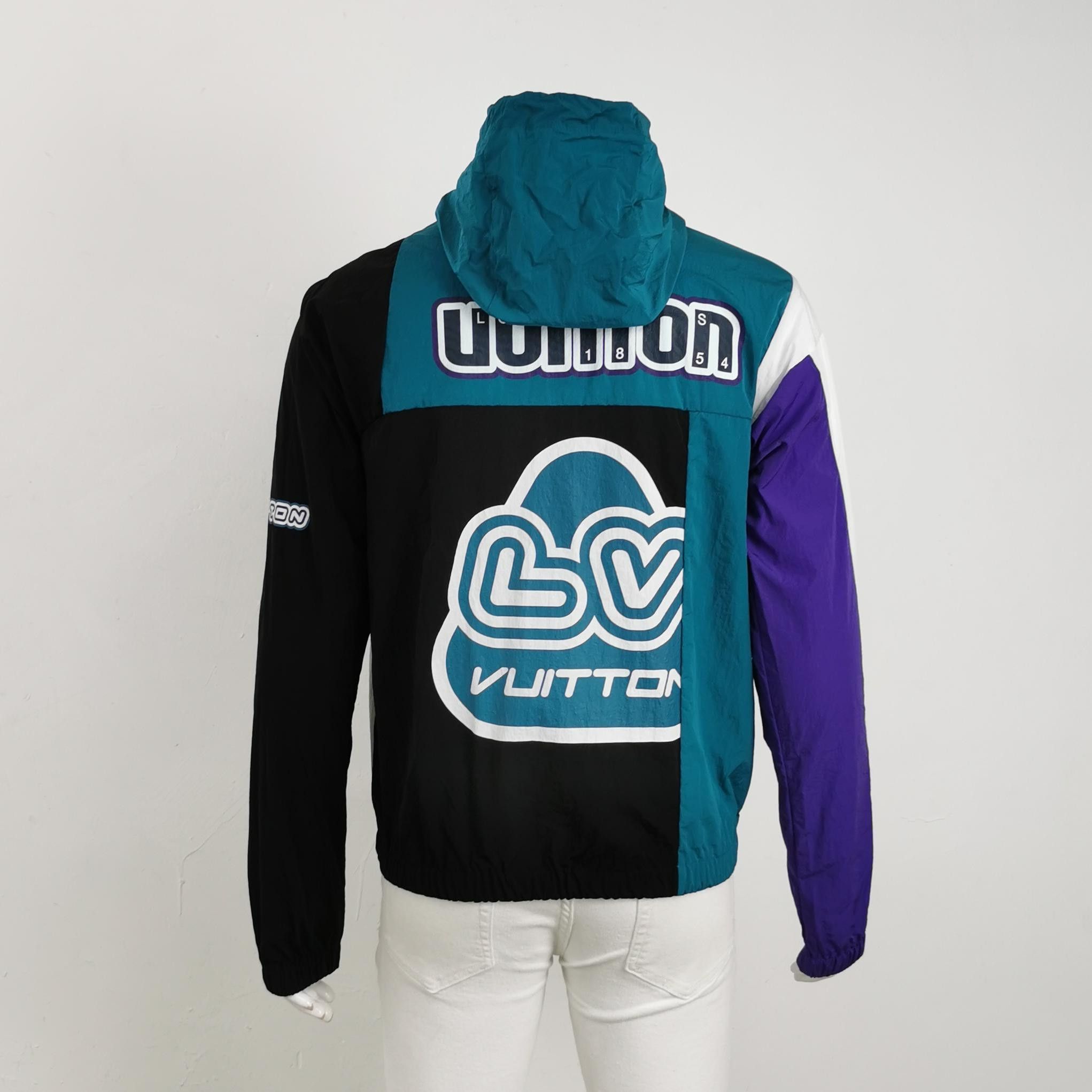 Louis Vuitton Louis Vuitton Color-Block Hooded Jacket M Size US XS / EU 42 / 0 - 4 Thumbnail