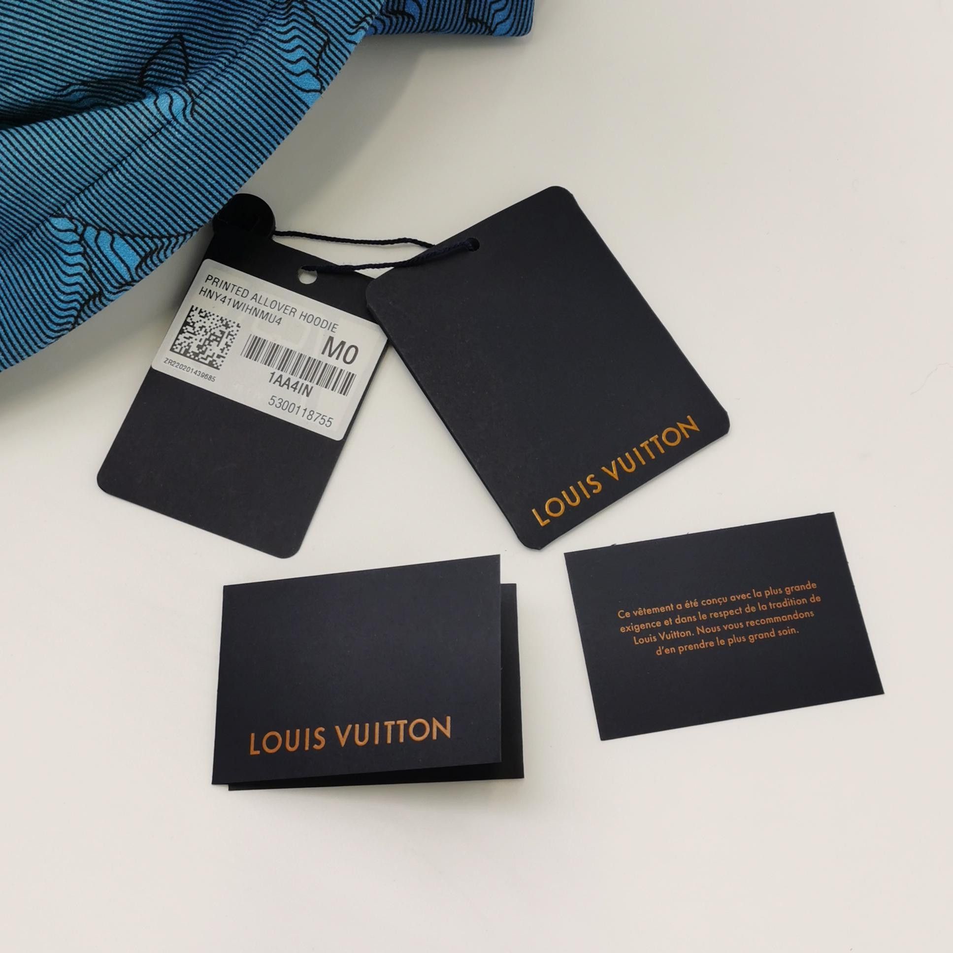 Louis Vuitton Louis Vuitton Monogram Blue Hooded Sweatshirt M Size US M / EU 48-50 / 2 - 7 Thumbnail