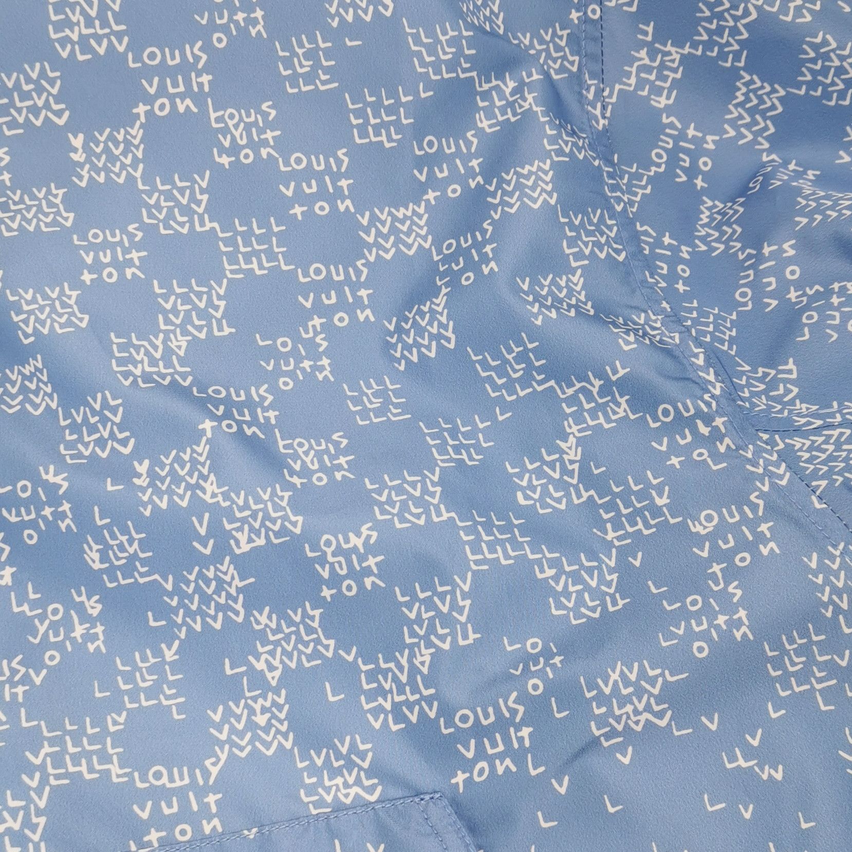 Louis Vuitton Louis Vuitton Blue Patterned Hooded Jacket Size US M / EU 48-50 / 2 - 5 Thumbnail